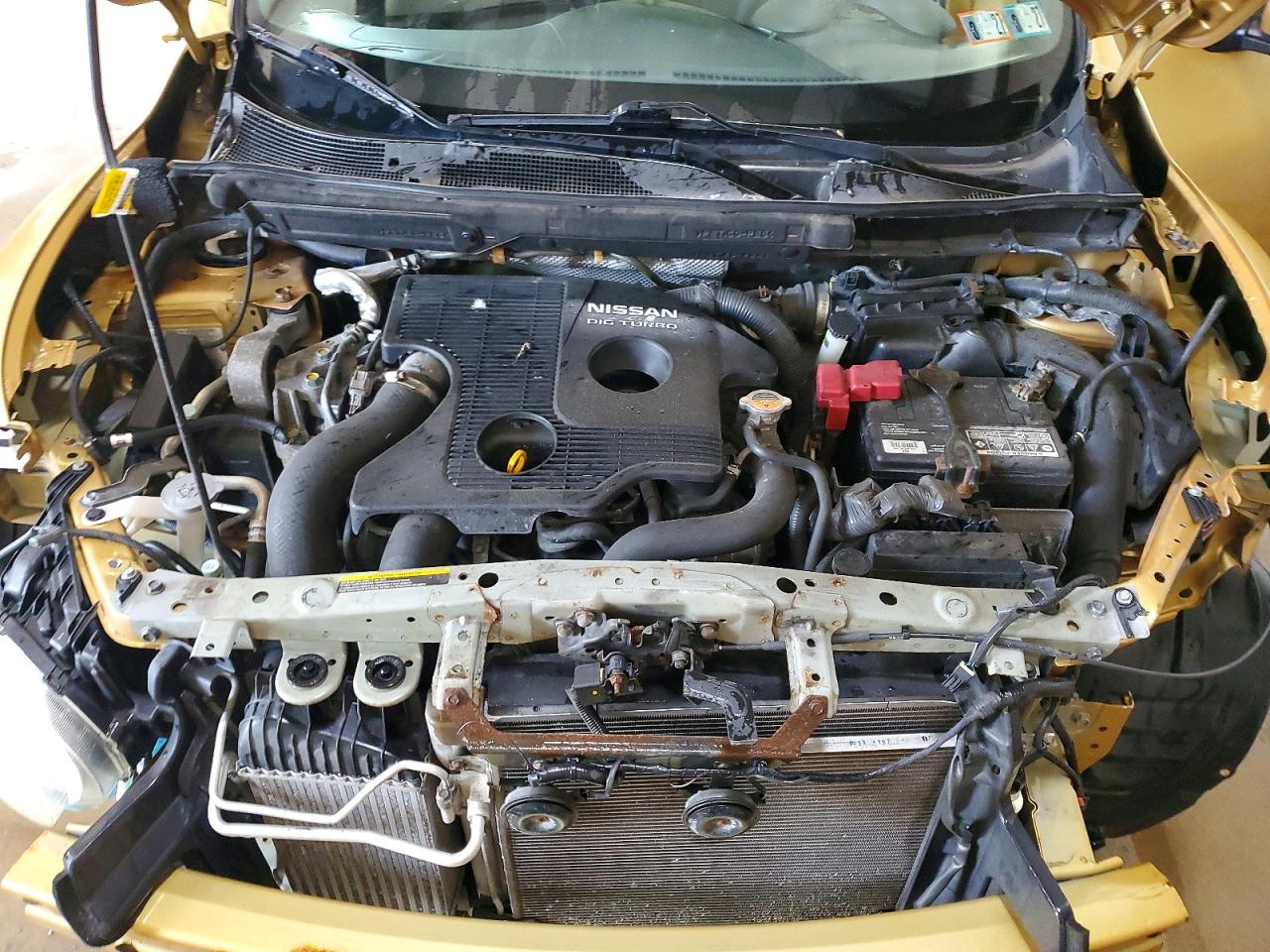 2013 Nissan Juke S Yellow vin: JN8AF5MV2DT216186