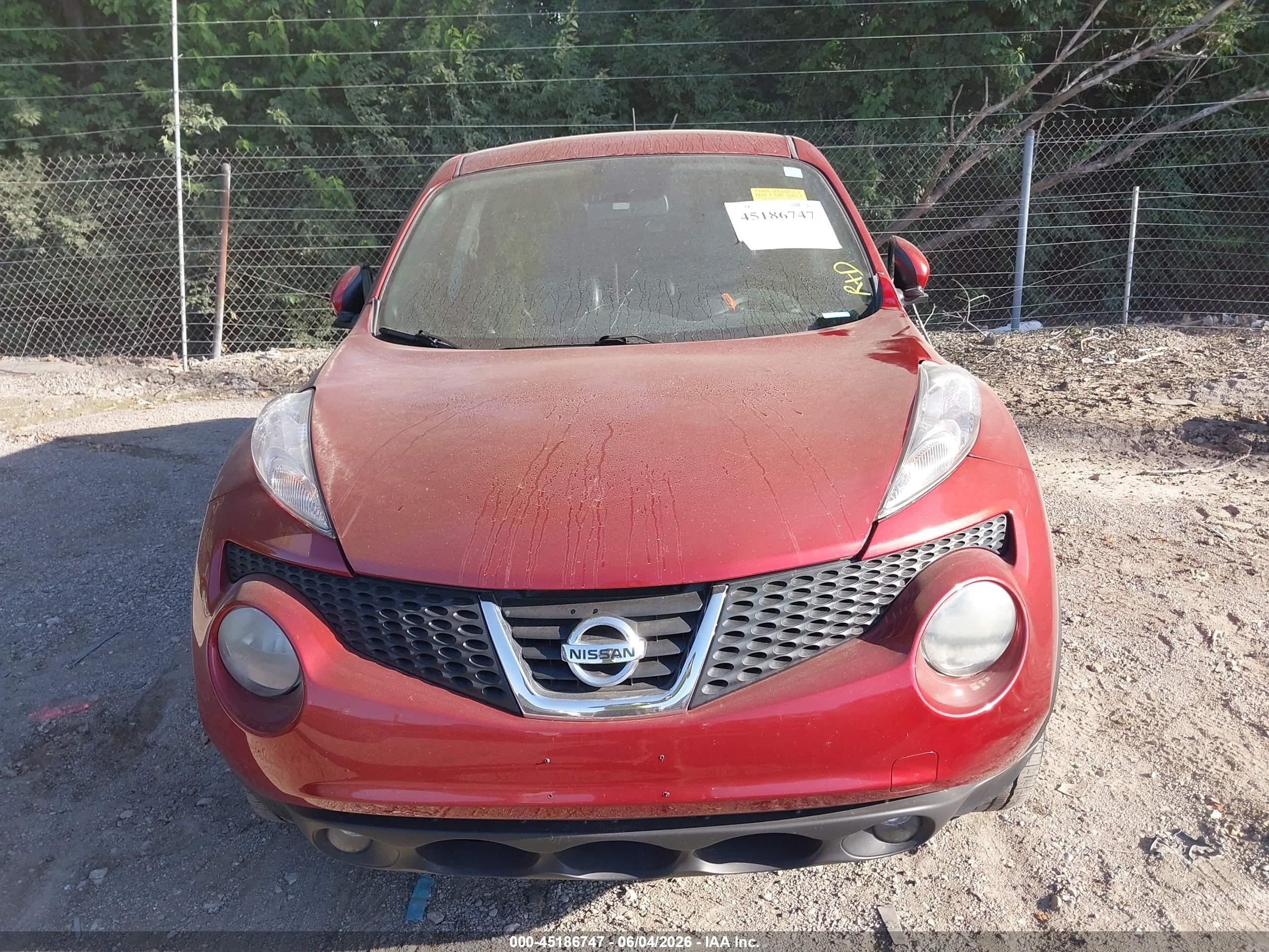 2013 Nissan Juke Sl Red vin: JN8AF5MV2DT222537