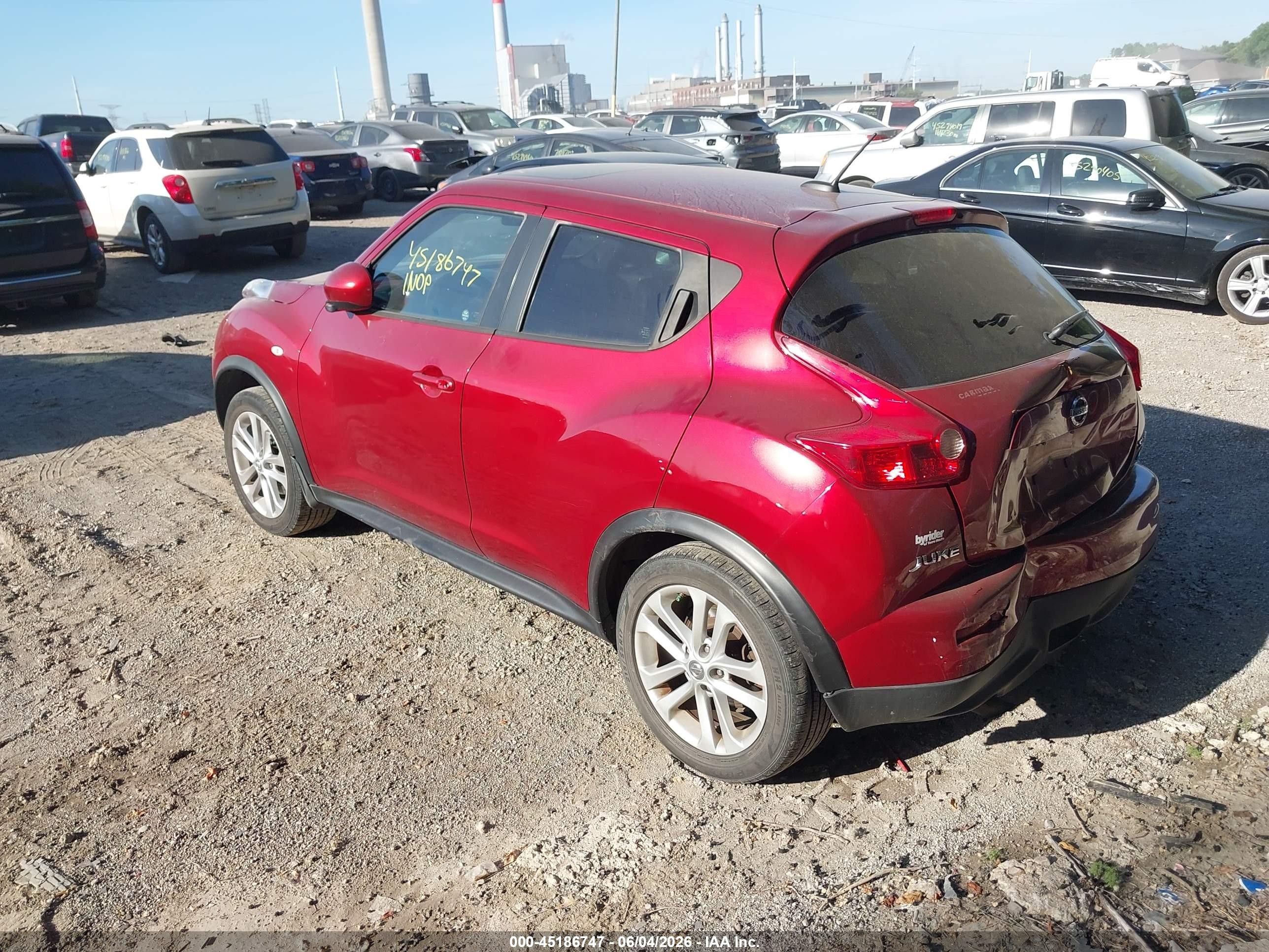 2013 Nissan Juke Sl Red vin: JN8AF5MV2DT222537