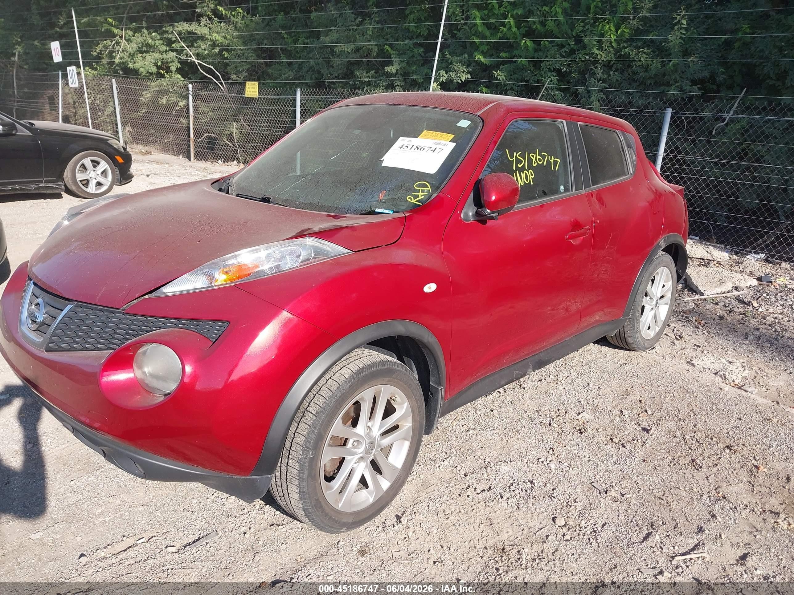 2013 Nissan Juke Sl Red vin: JN8AF5MV2DT222537