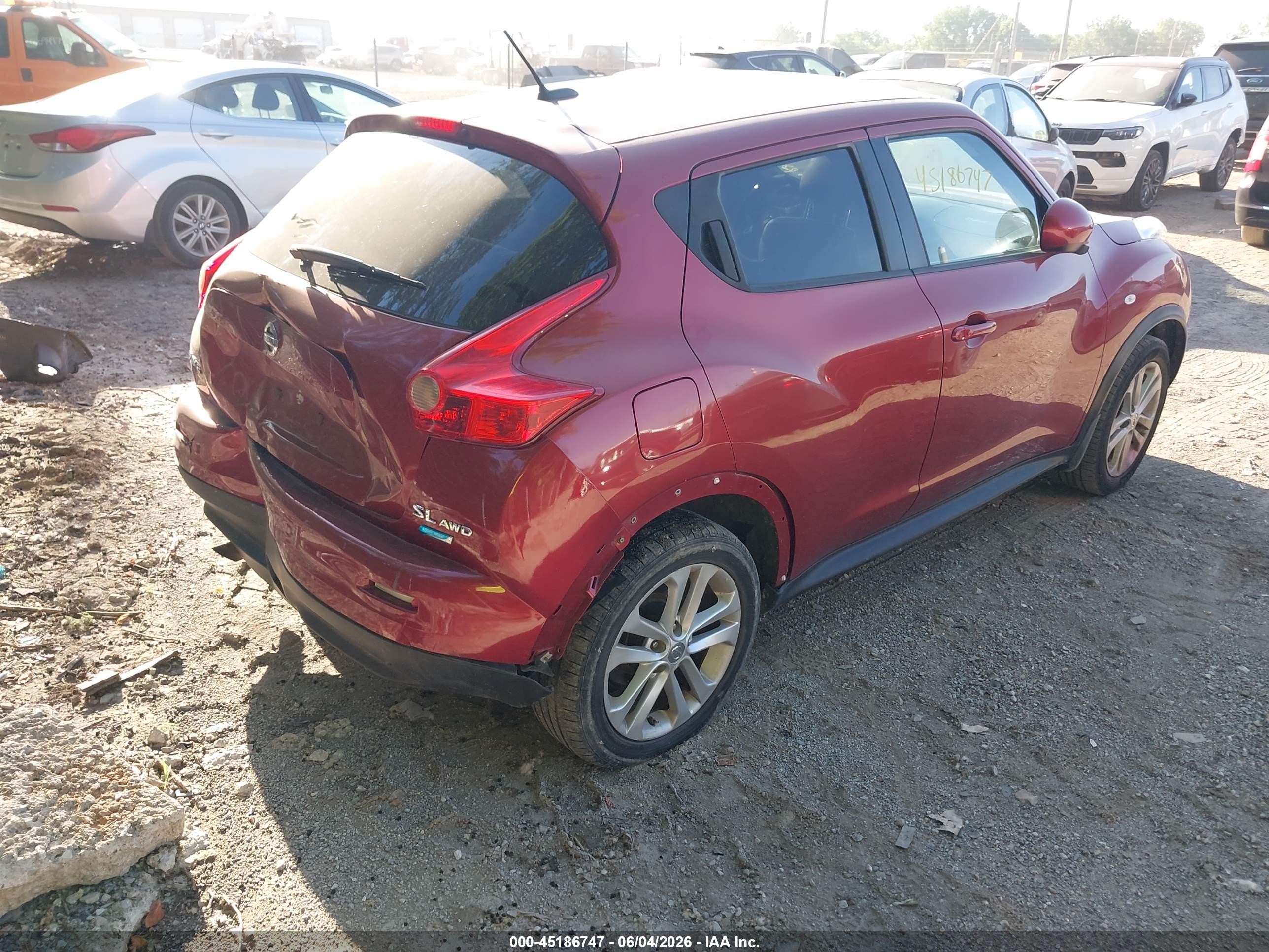 2013 Nissan Juke Sl Red vin: JN8AF5MV2DT222537