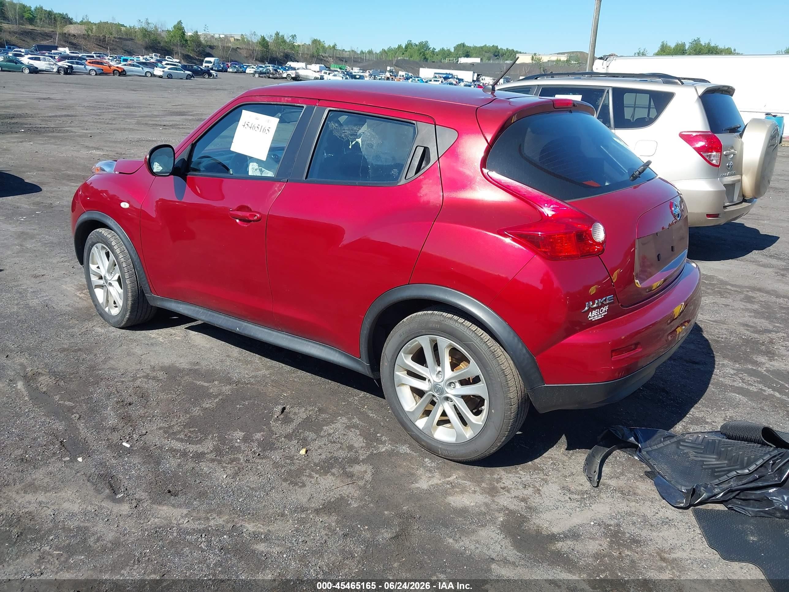 2013 Nissan Juke S Красный vin: JN8AF5MV2DT227074
