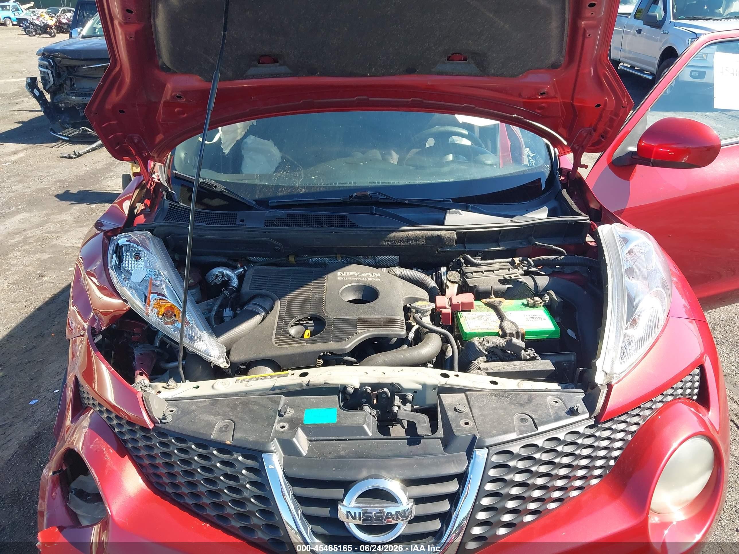 2013 Nissan Juke S Красный vin: JN8AF5MV2DT227074