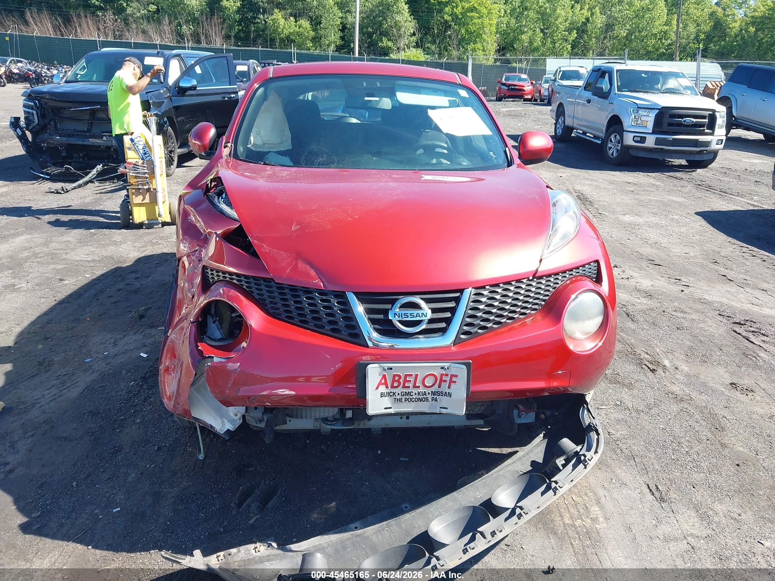 2013 Nissan Juke S Красный vin: JN8AF5MV2DT227074