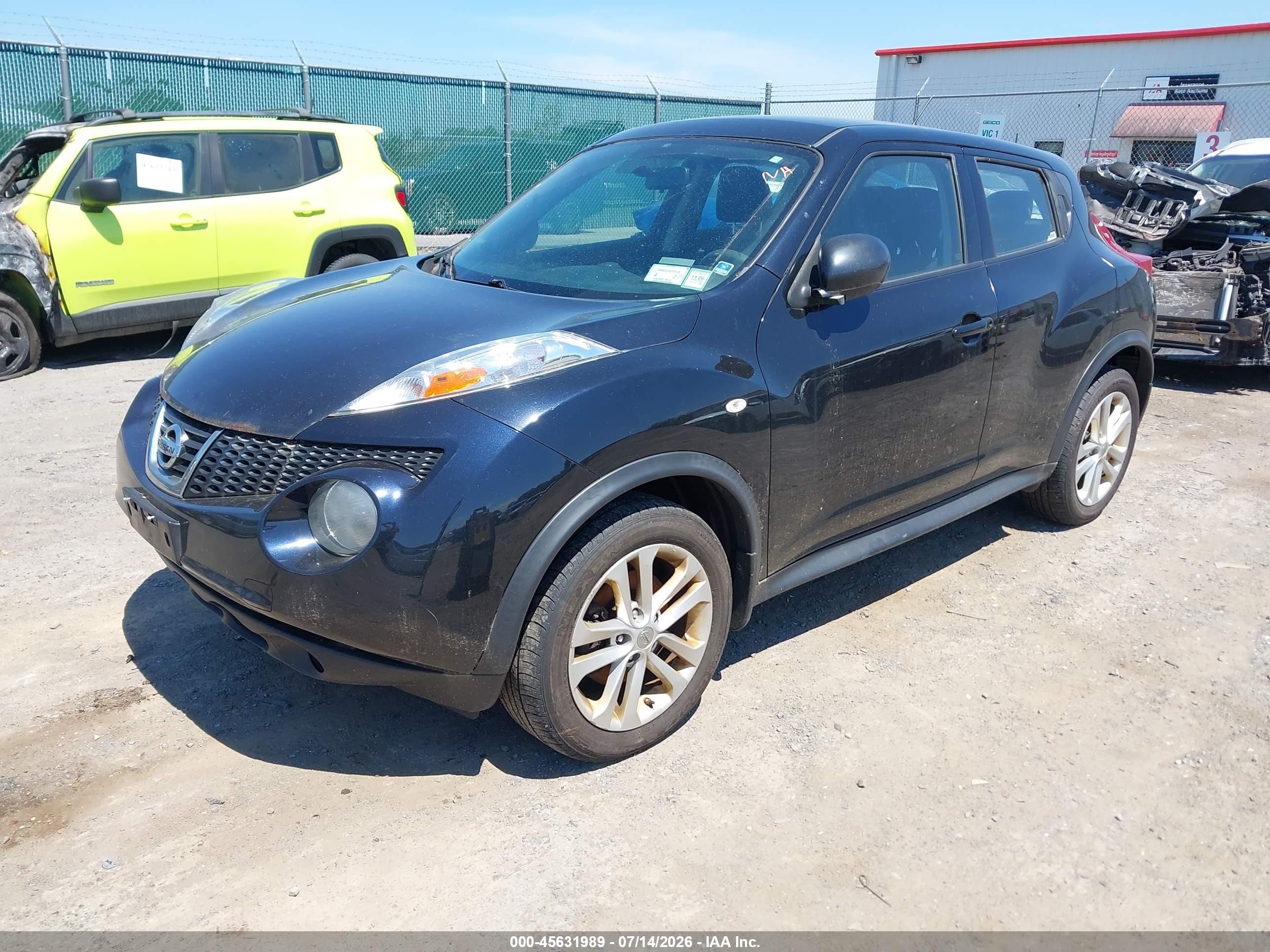 2014 Nissan Juke S Black vin: JN8AF5MV2ET356109