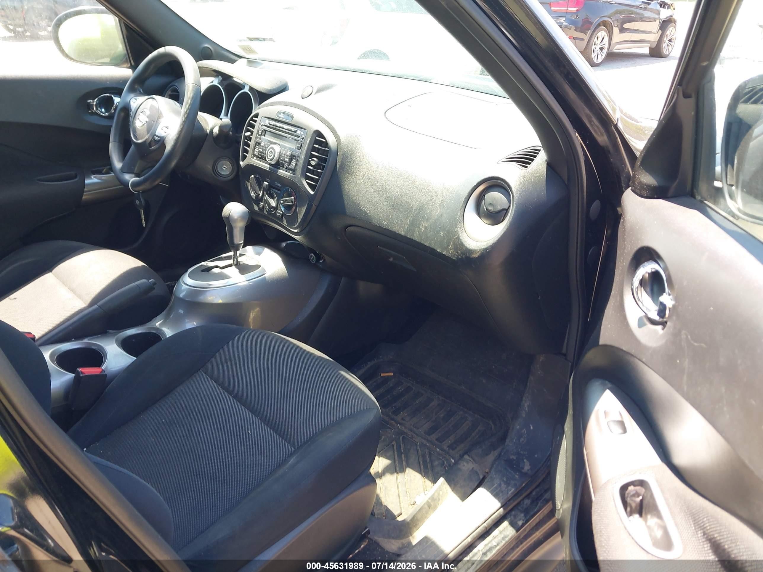 2014 Nissan Juke S Black vin: JN8AF5MV2ET356109