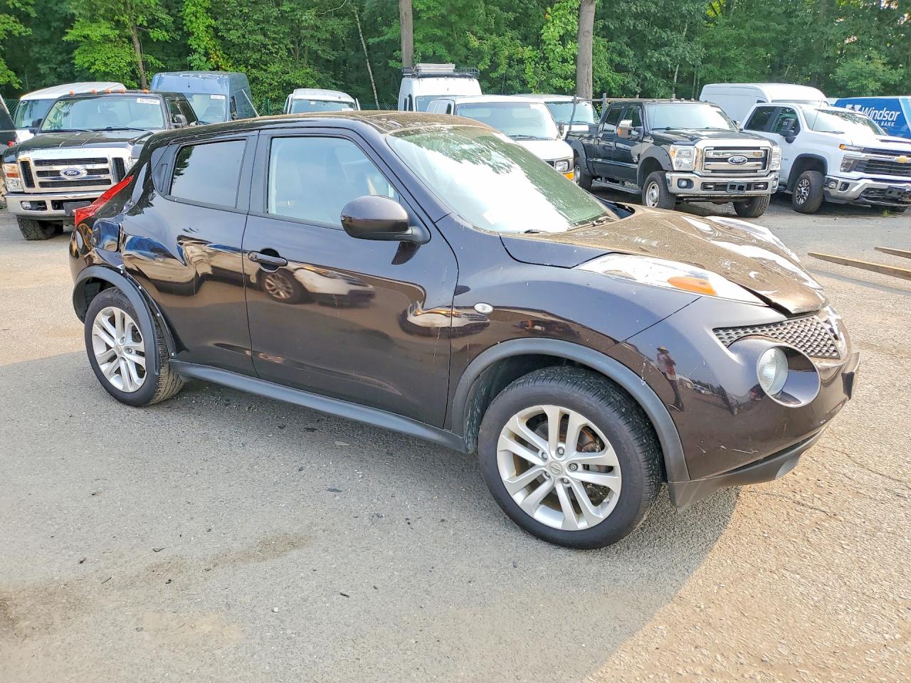 2014 Nissan Juke Sl Purple vin: JN8AF5MV2ET359835