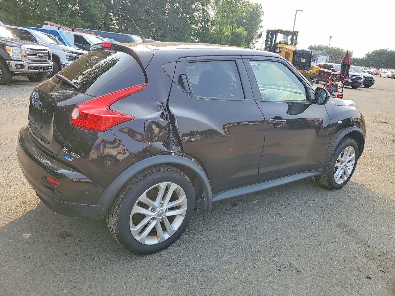 2014 Nissan Juke Sl Purple vin: JN8AF5MV2ET359835