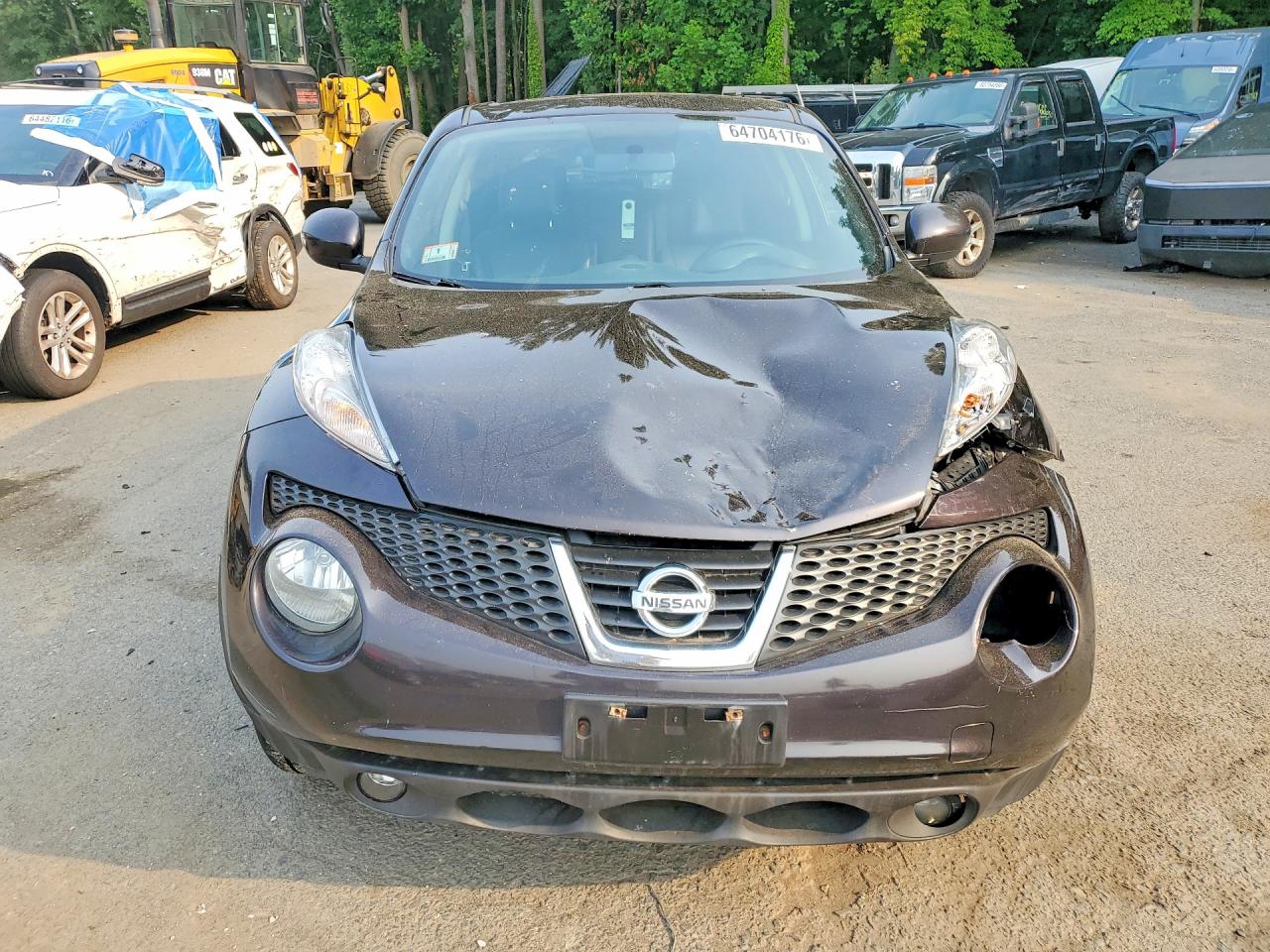 2014 Nissan Juke Sl Purple vin: JN8AF5MV2ET359835
