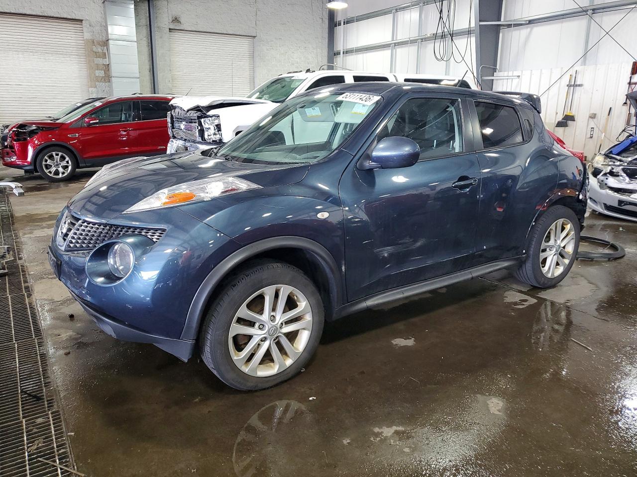 2014 Nissan Juke Sv Blue vin: JN8AF5MV2ET359933