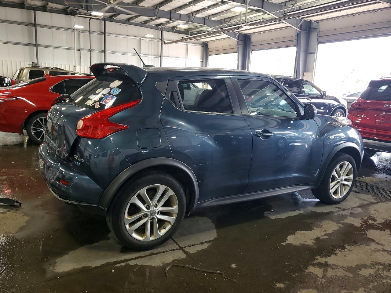 2014 Nissan Juke Sv Blue vin: JN8AF5MV2ET359933