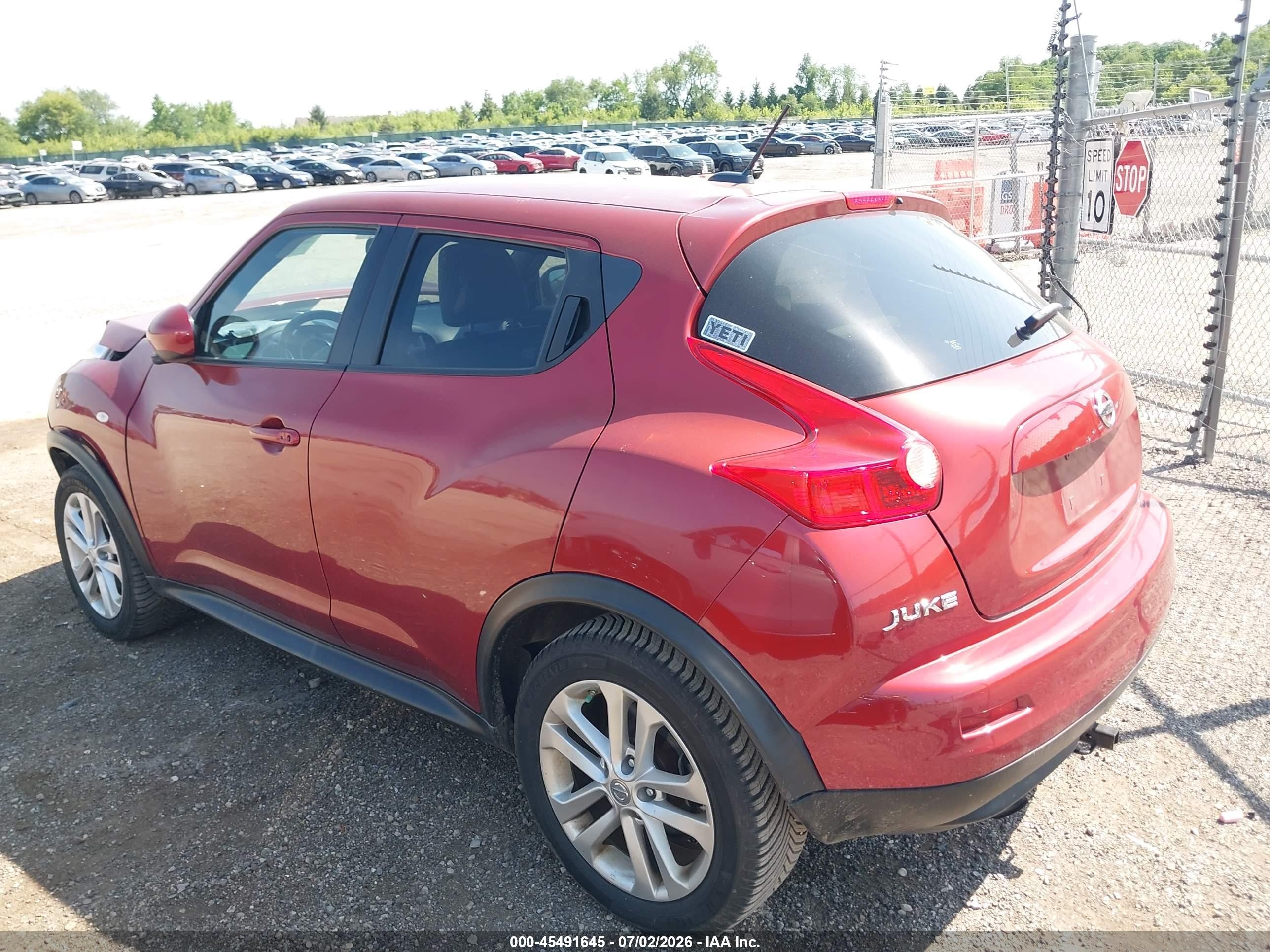 2014 Nissan Juke Sv Red vin: JN8AF5MV2ET364520
