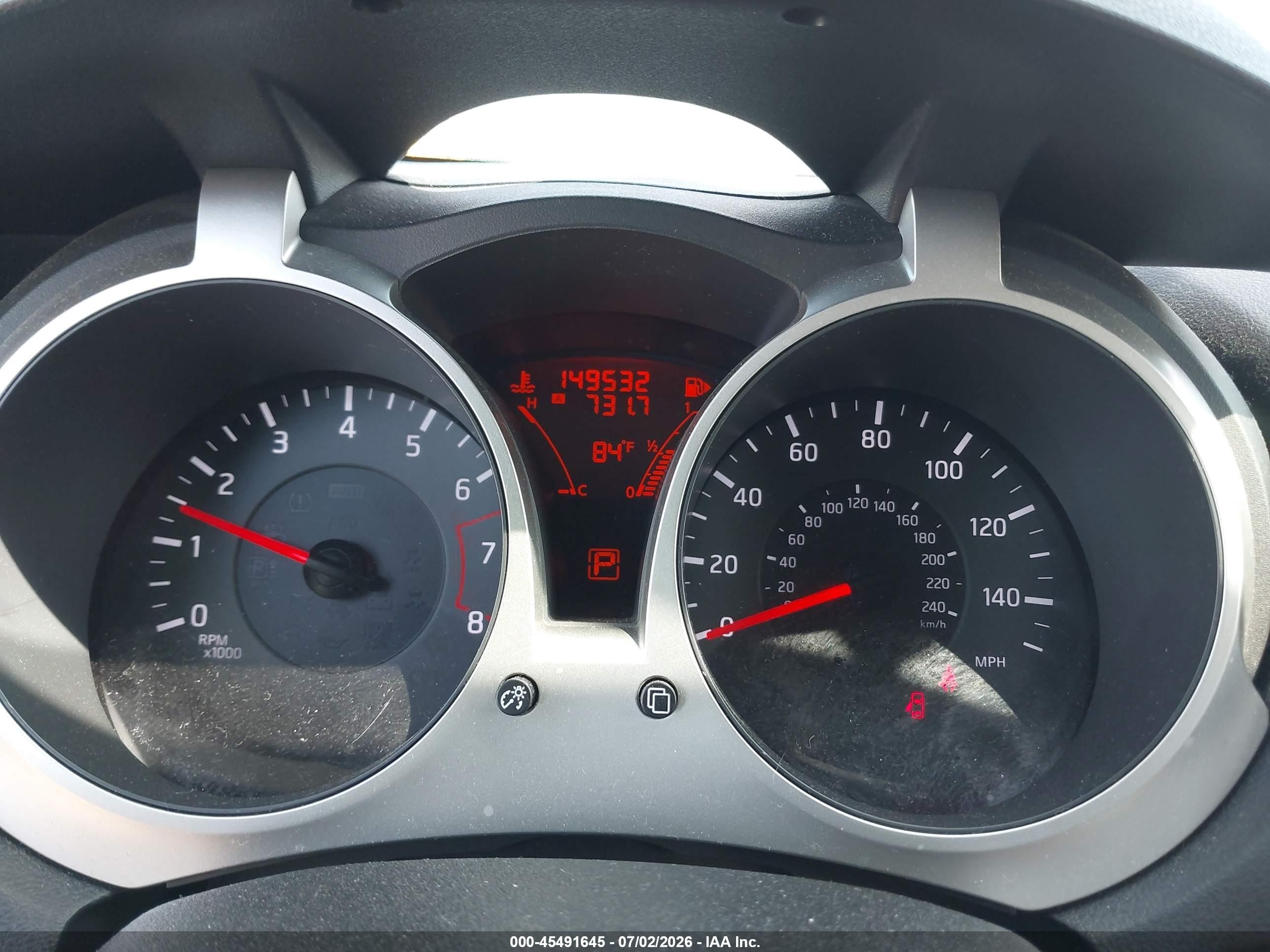 2014 Nissan Juke Sv Red vin: JN8AF5MV2ET364520