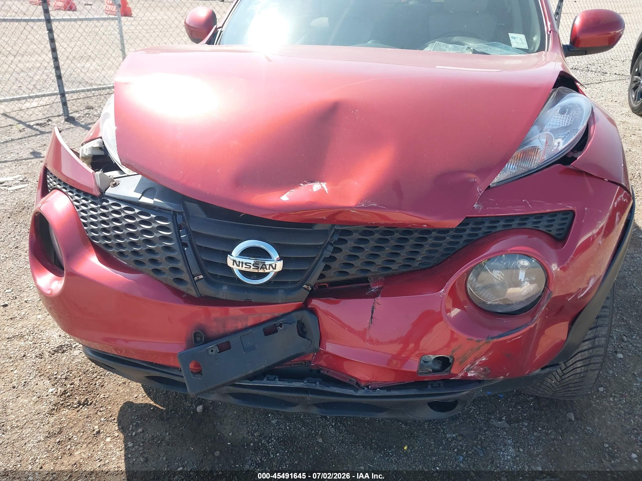 2014 Nissan Juke Sv Red vin: JN8AF5MV2ET364520