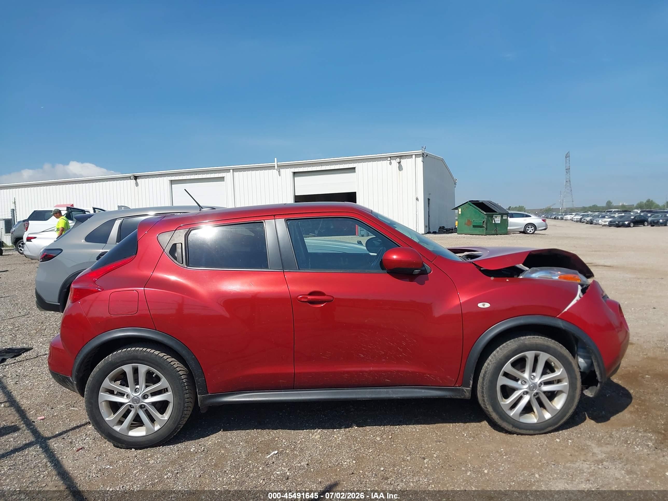 2014 Nissan Juke Sv Red vin: JN8AF5MV2ET364520