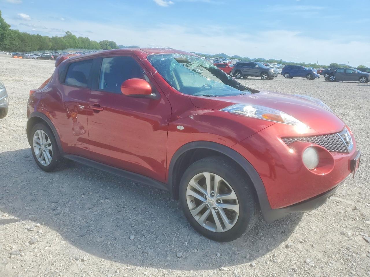 2014 Nissan Juke Sv Красный vin: JN8AF5MV2ET480509