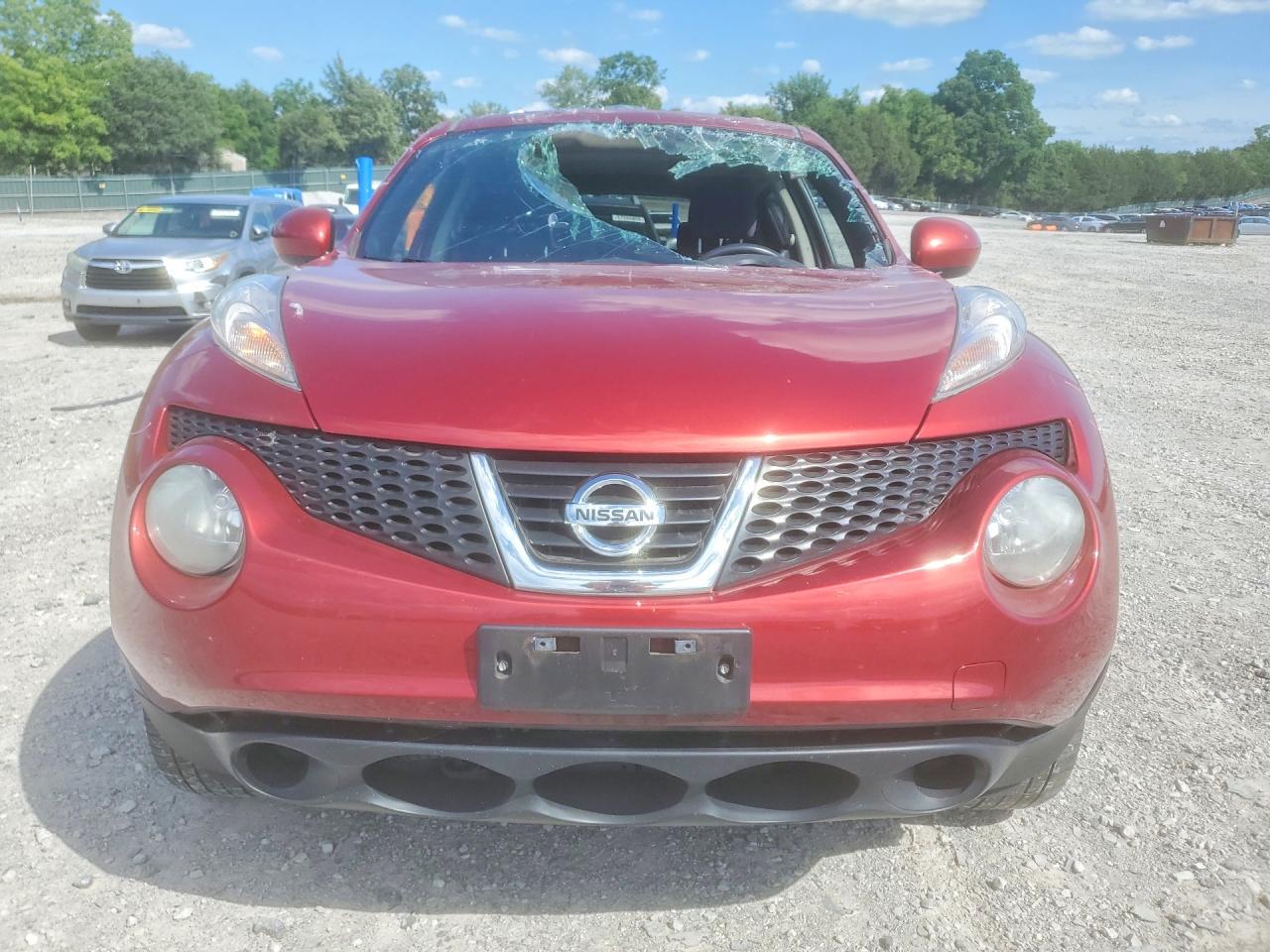 2014 Nissan Juke Sv Красный vin: JN8AF5MV2ET480509
