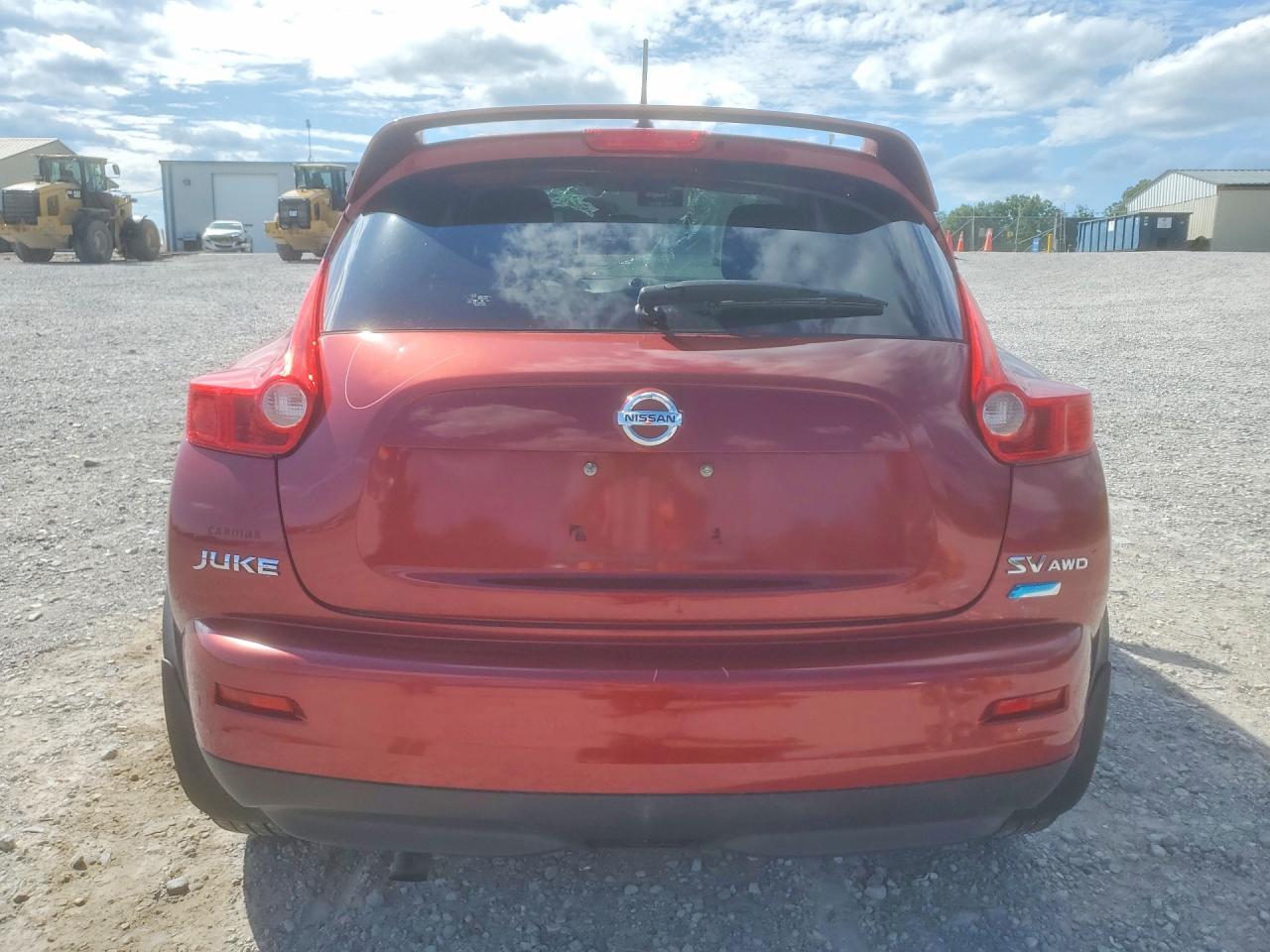 2014 Nissan Juke Sv Красный vin: JN8AF5MV2ET480509