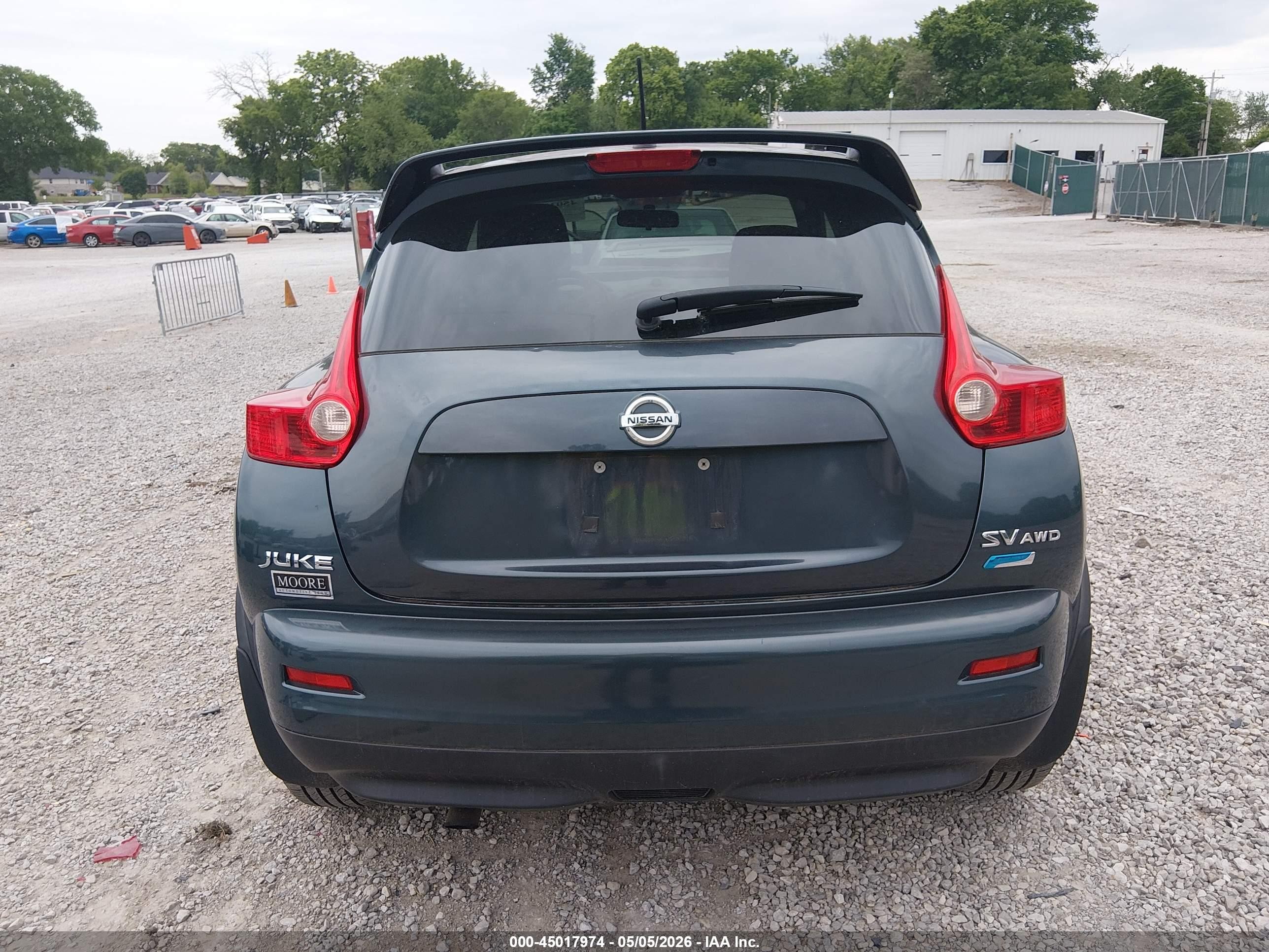 2014 Nissan Juke Sv Blue vin: JN8AF5MV2ET481529
