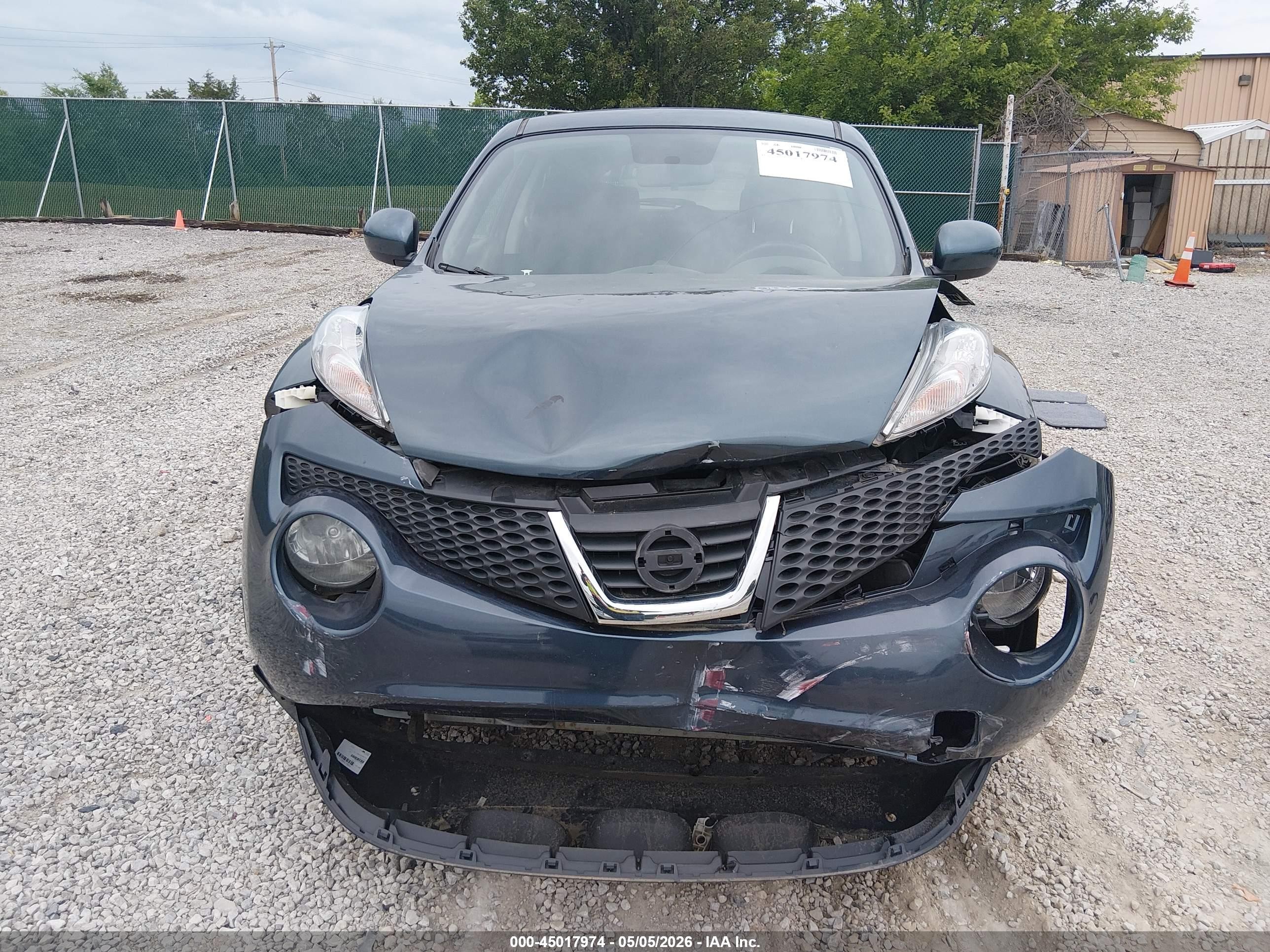 2014 Nissan Juke Sv Blue vin: JN8AF5MV2ET481529