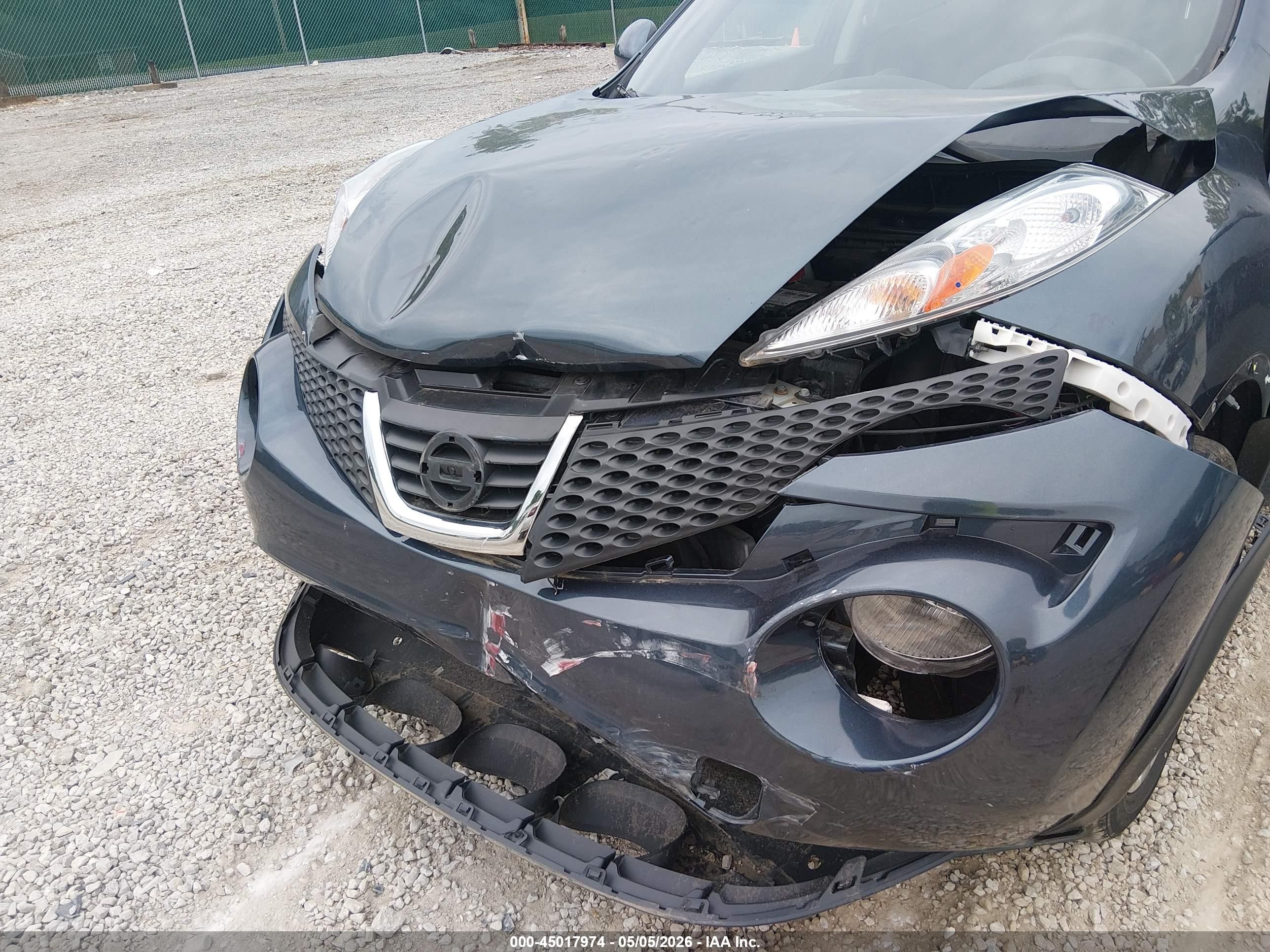 2014 Nissan Juke Sv Blue vin: JN8AF5MV2ET481529