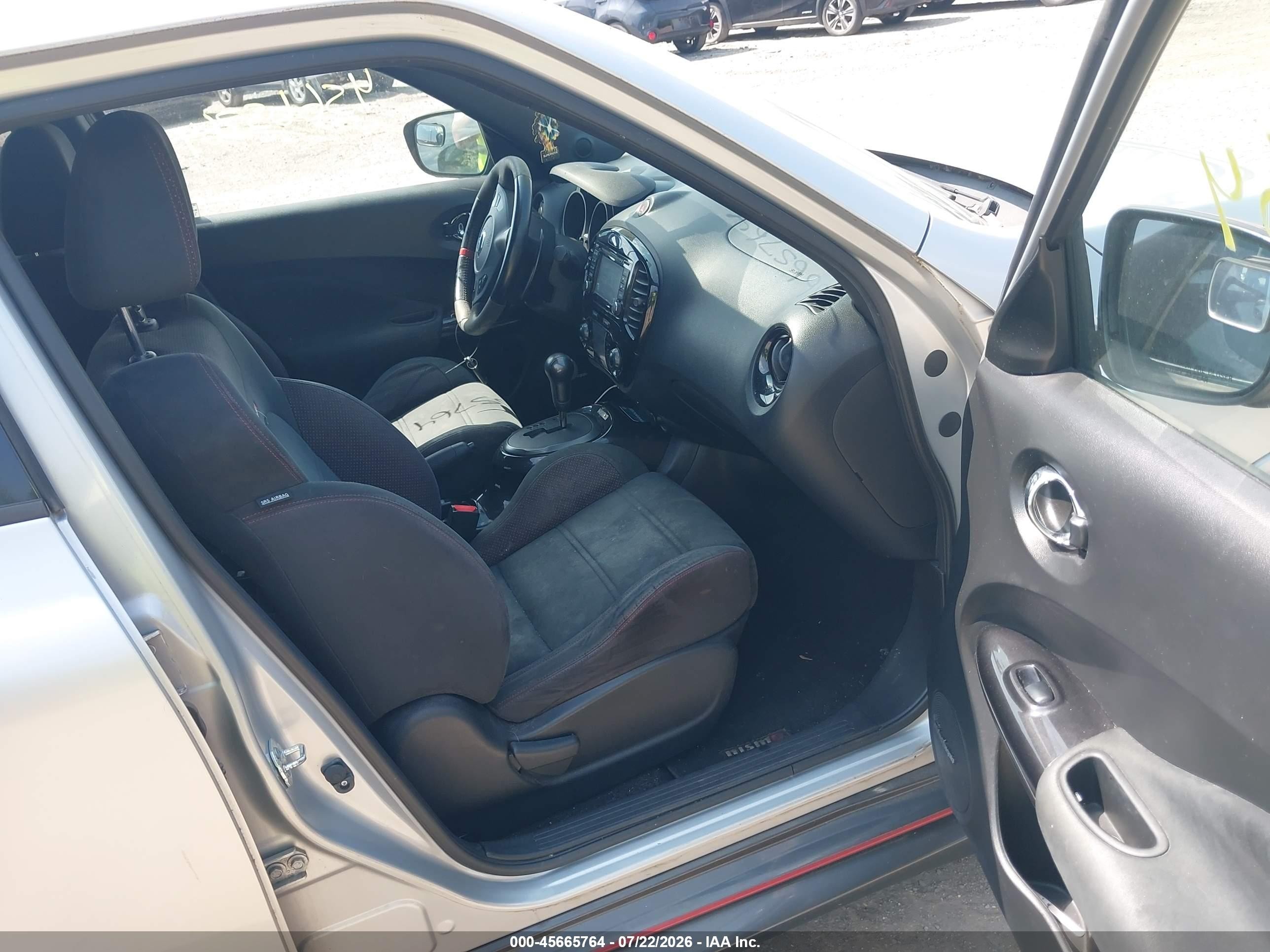 2015 Nissan Juke Nismo Silver vin: JN8AF5MV2FT560782