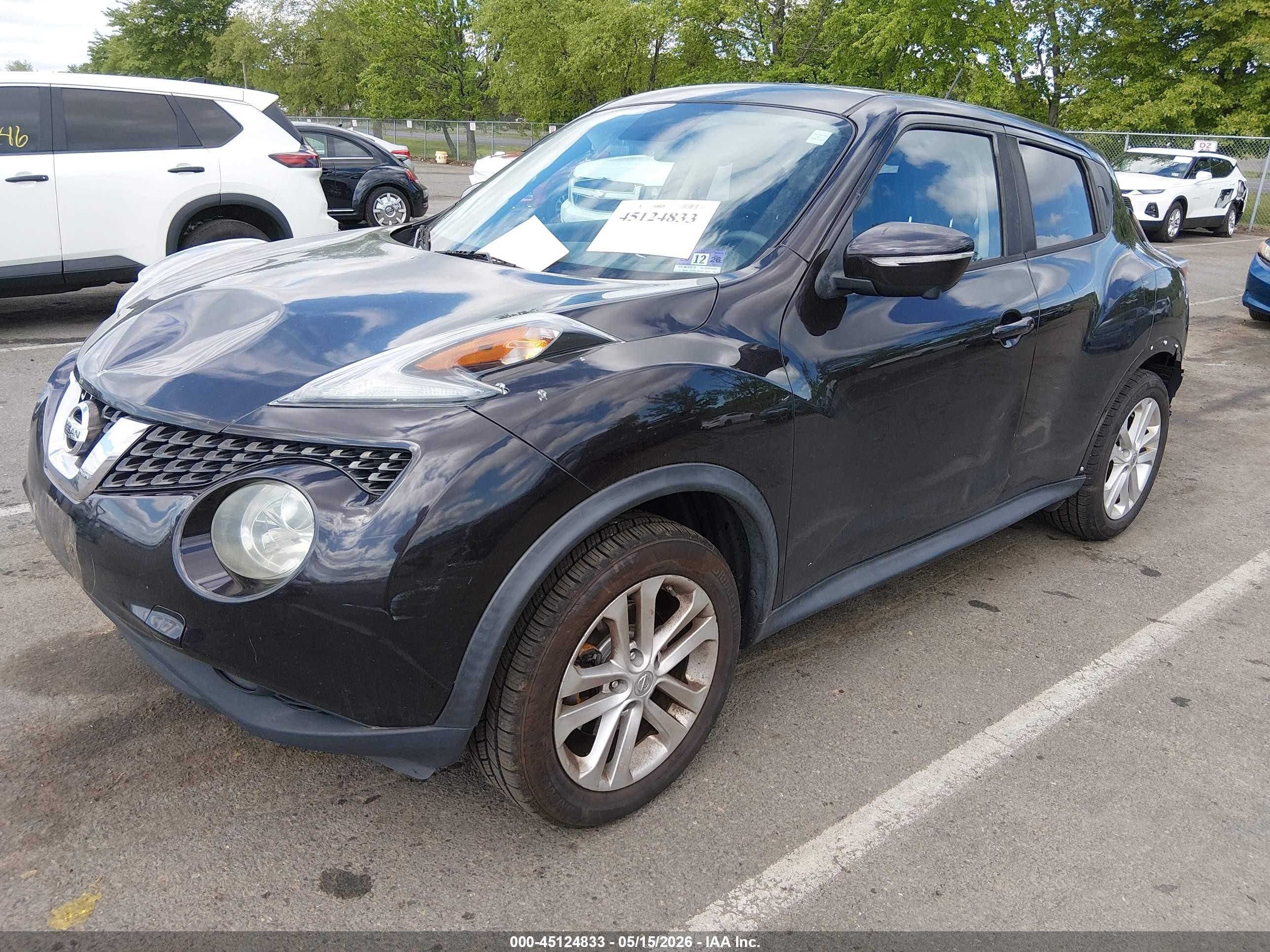 2015 Nissan Juke Sv Black vin: JN8AF5MV2FT564105
