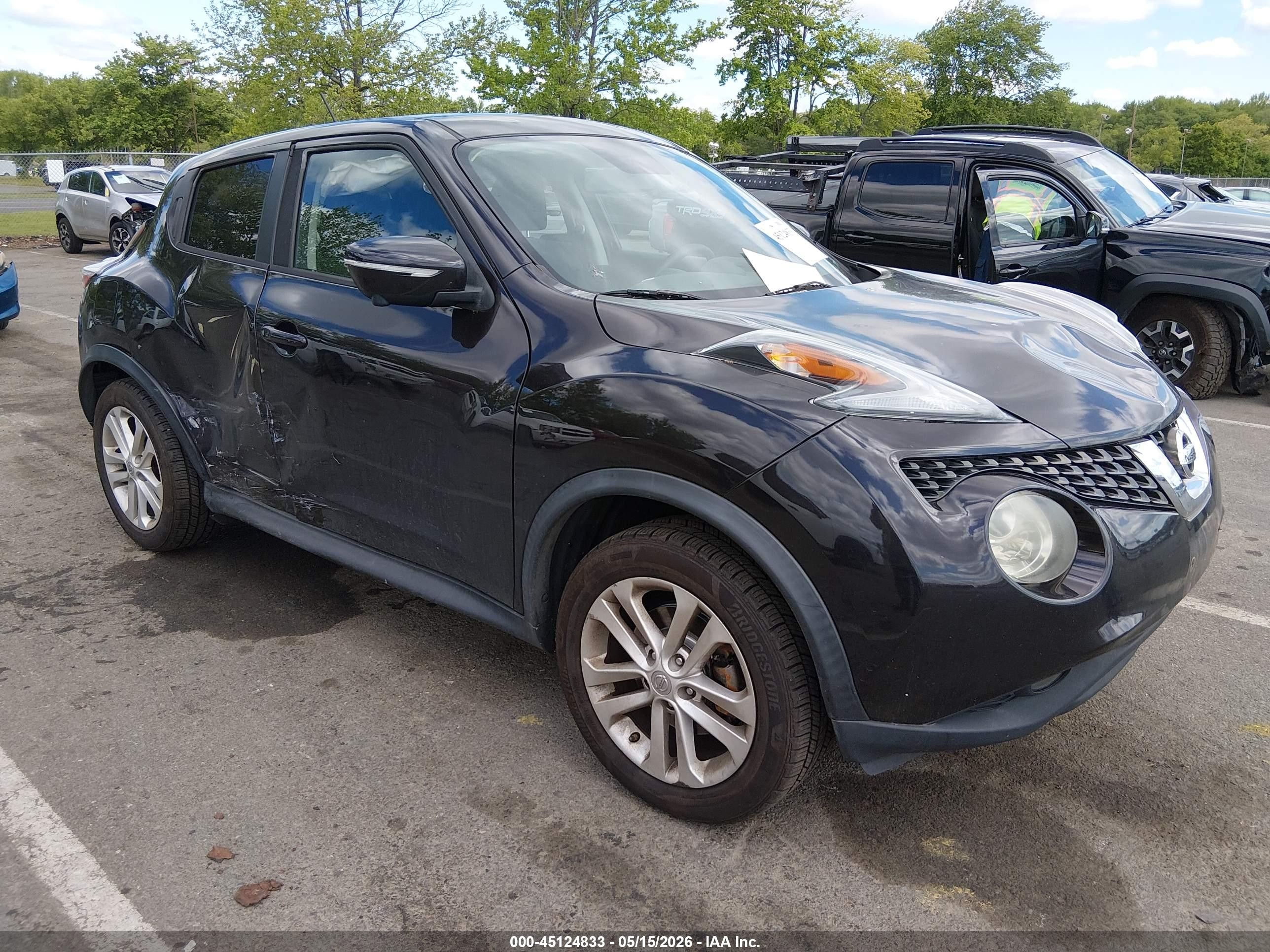 2015 Nissan Juke Sv Black vin: JN8AF5MV2FT564105