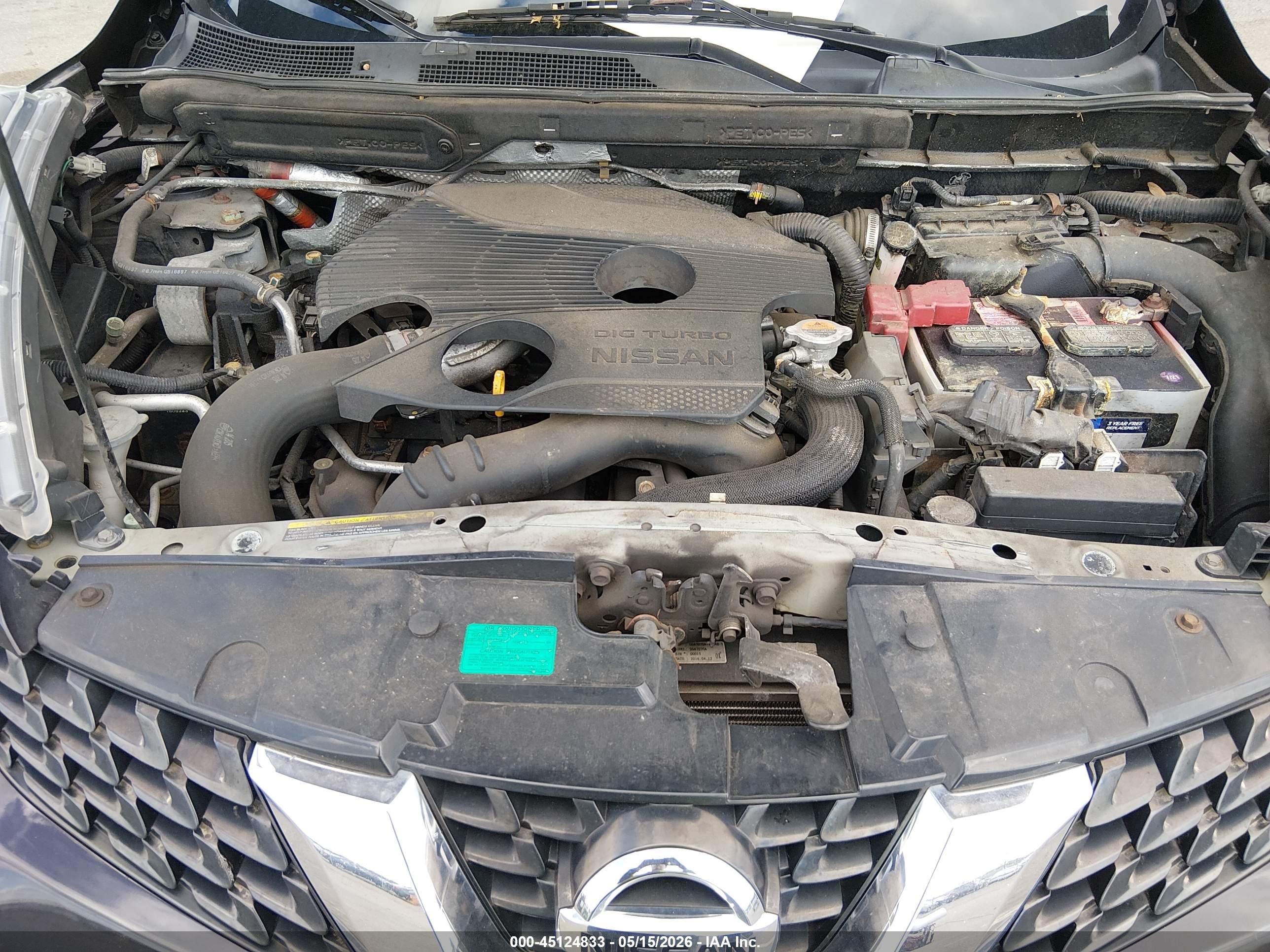 2015 Nissan Juke Sv Black vin: JN8AF5MV2FT564105