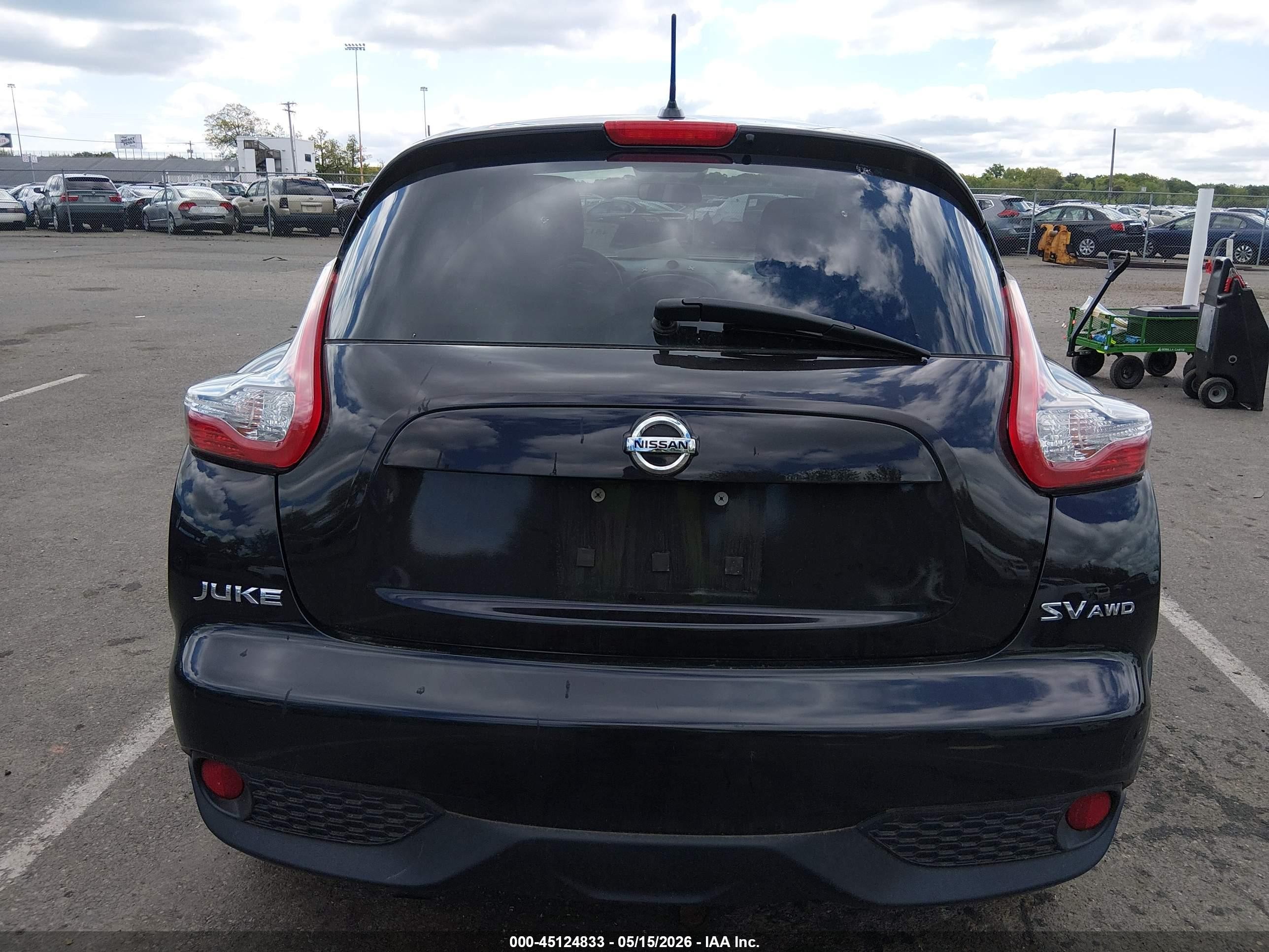 2015 Nissan Juke Sv Black vin: JN8AF5MV2FT564105