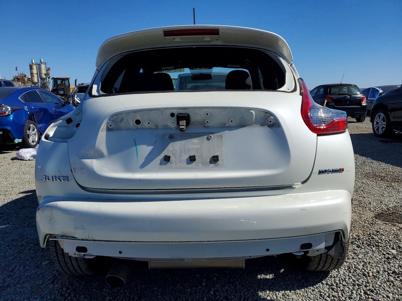 2015 Nissan Juke Nismo Белый vin: JN8AF5MV2FT564816