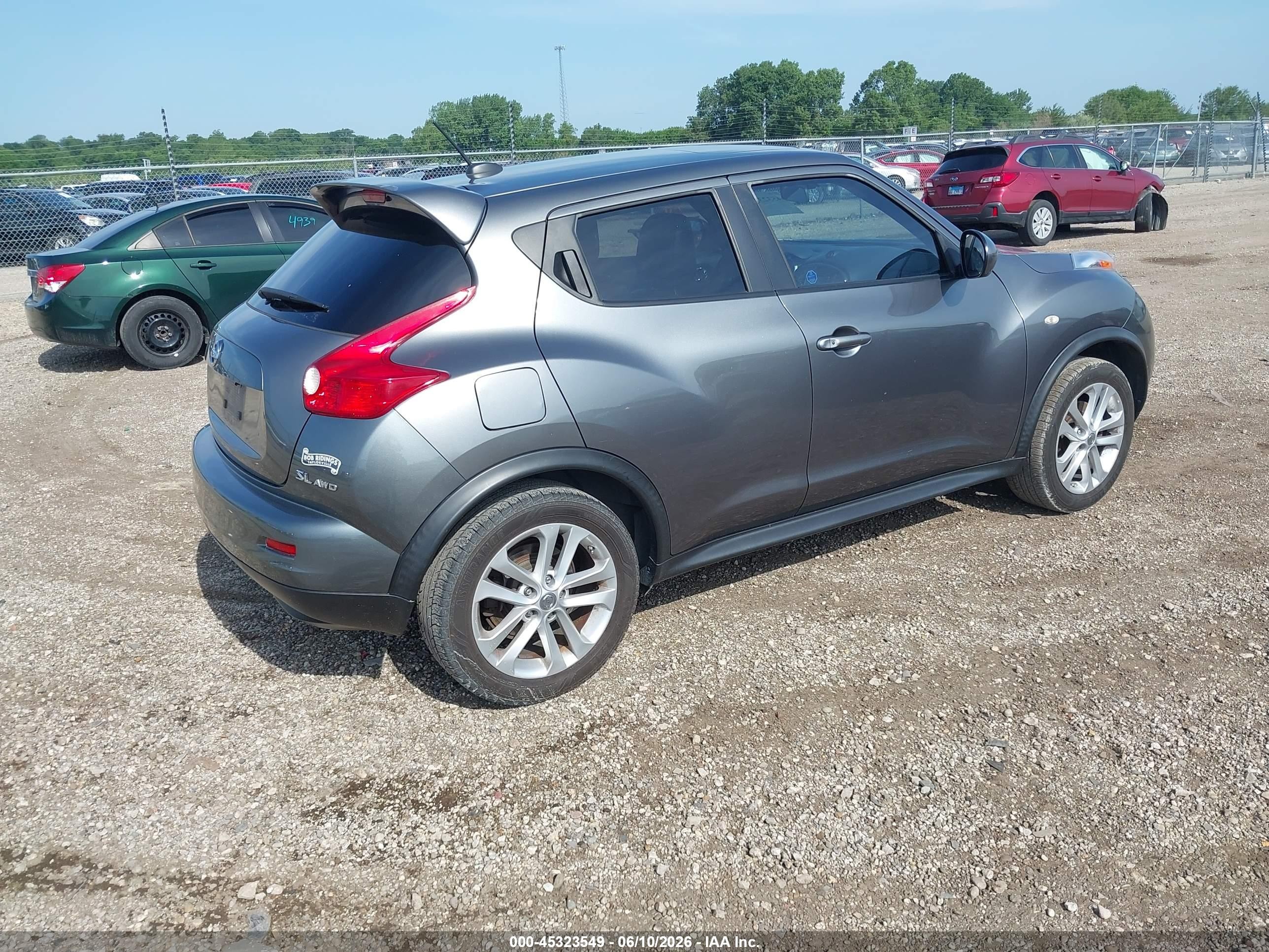 2011 Nissan Juke Sl Серый vin: JN8AF5MV3BT022750
