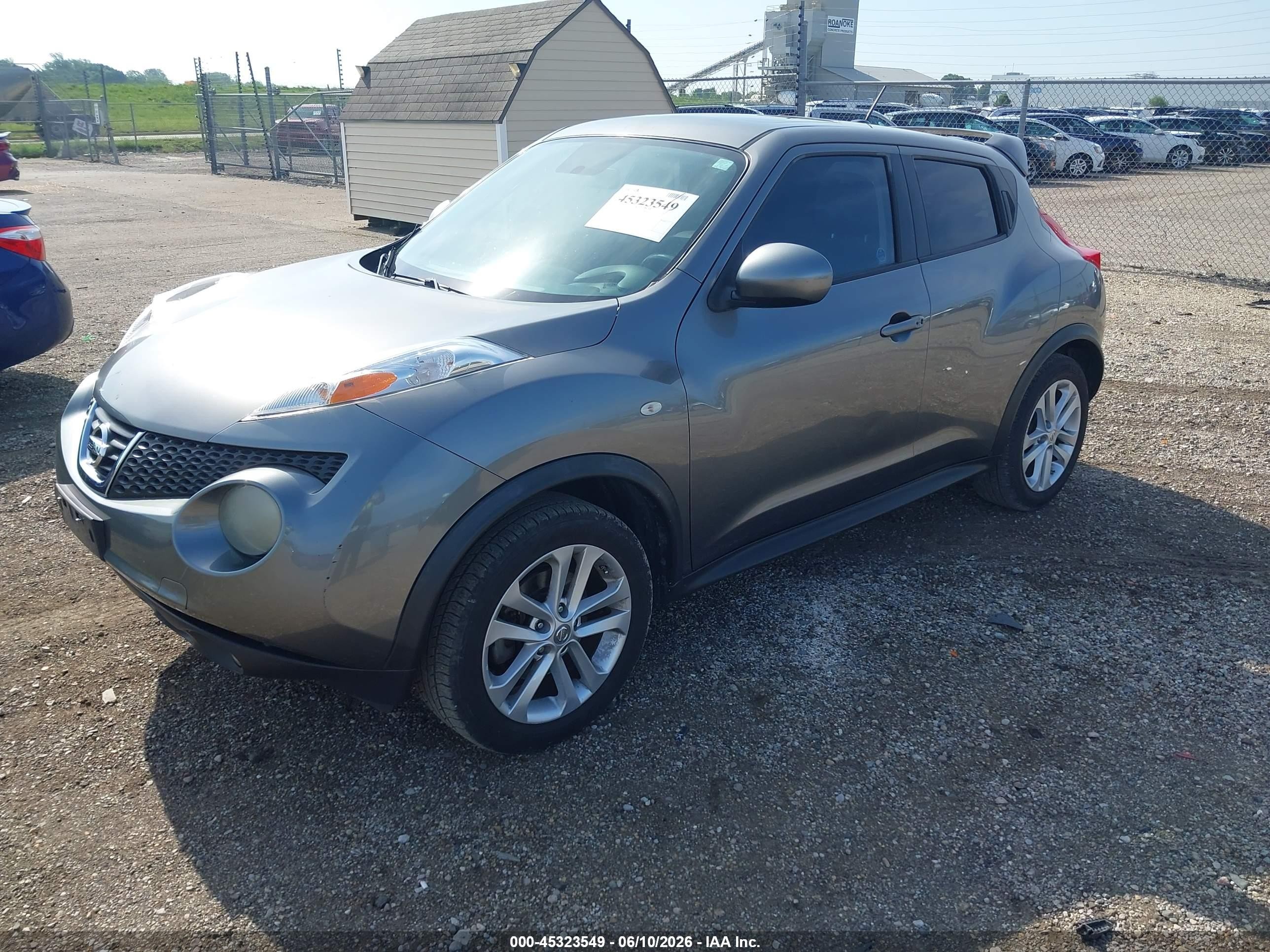 2011 Nissan Juke Sl Серый vin: JN8AF5MV3BT022750