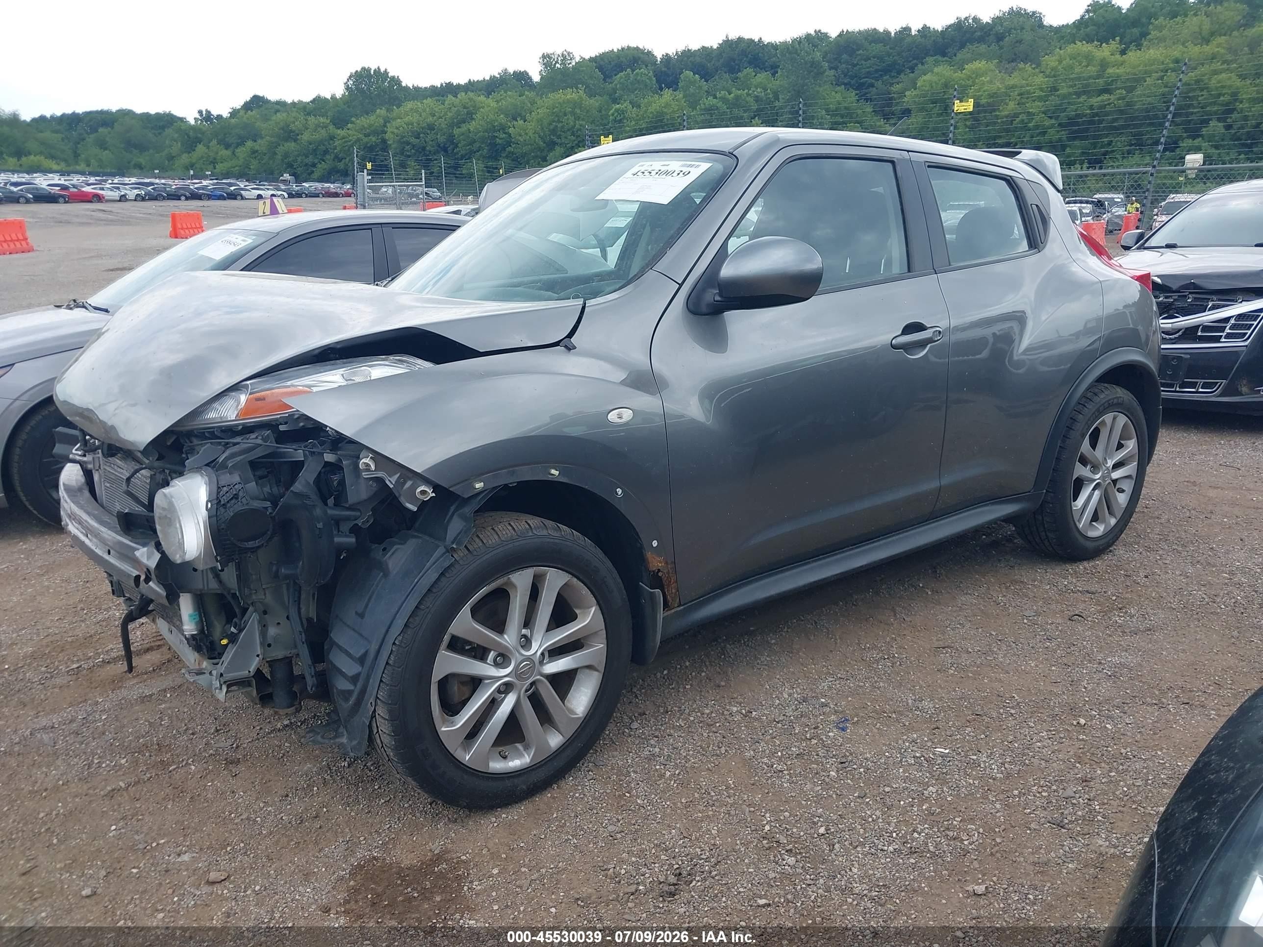2011 Nissan Juke S Серый vin: JN8AF5MV3BT025051
