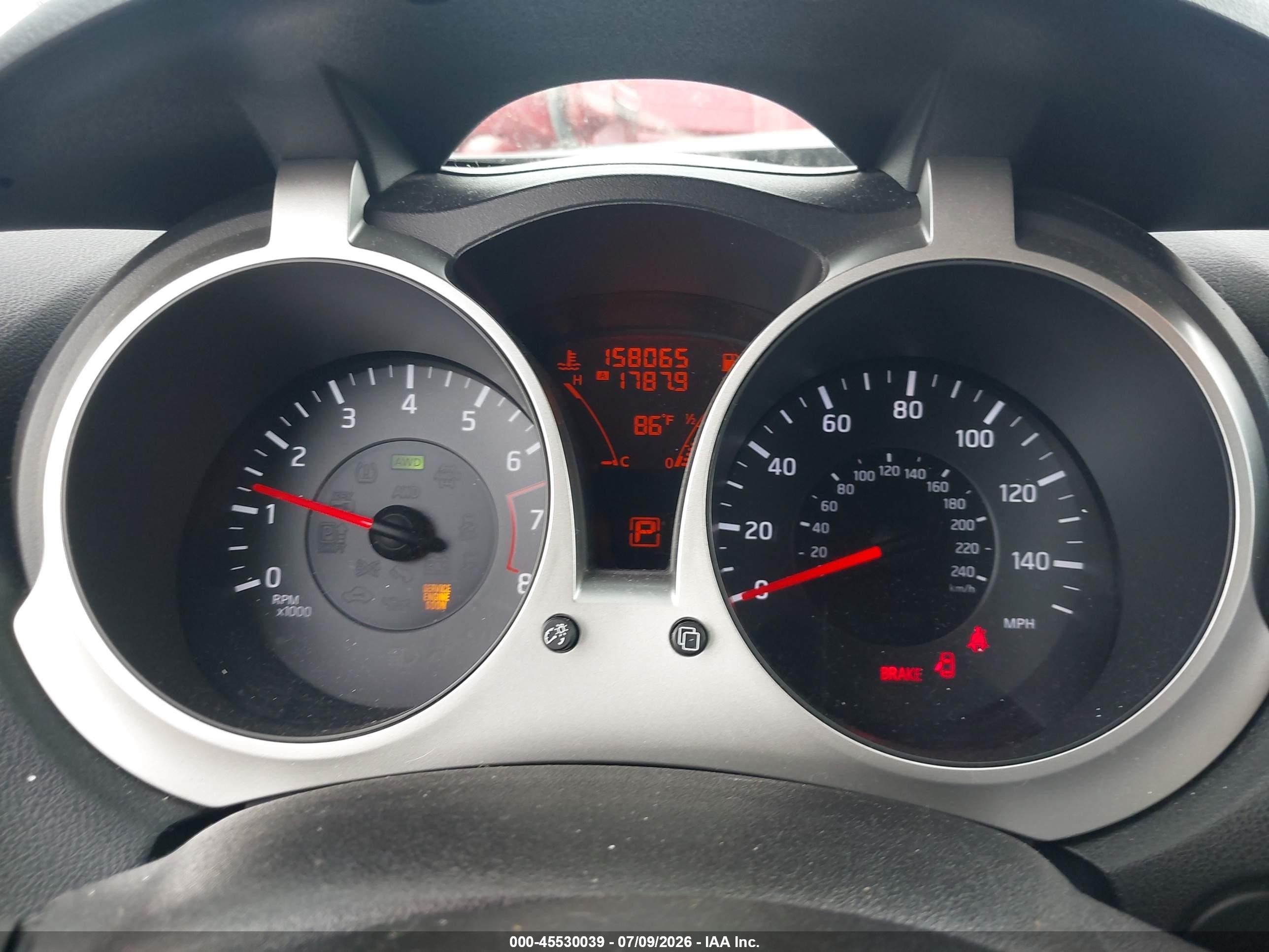 2011 Nissan Juke S Серый vin: JN8AF5MV3BT025051
