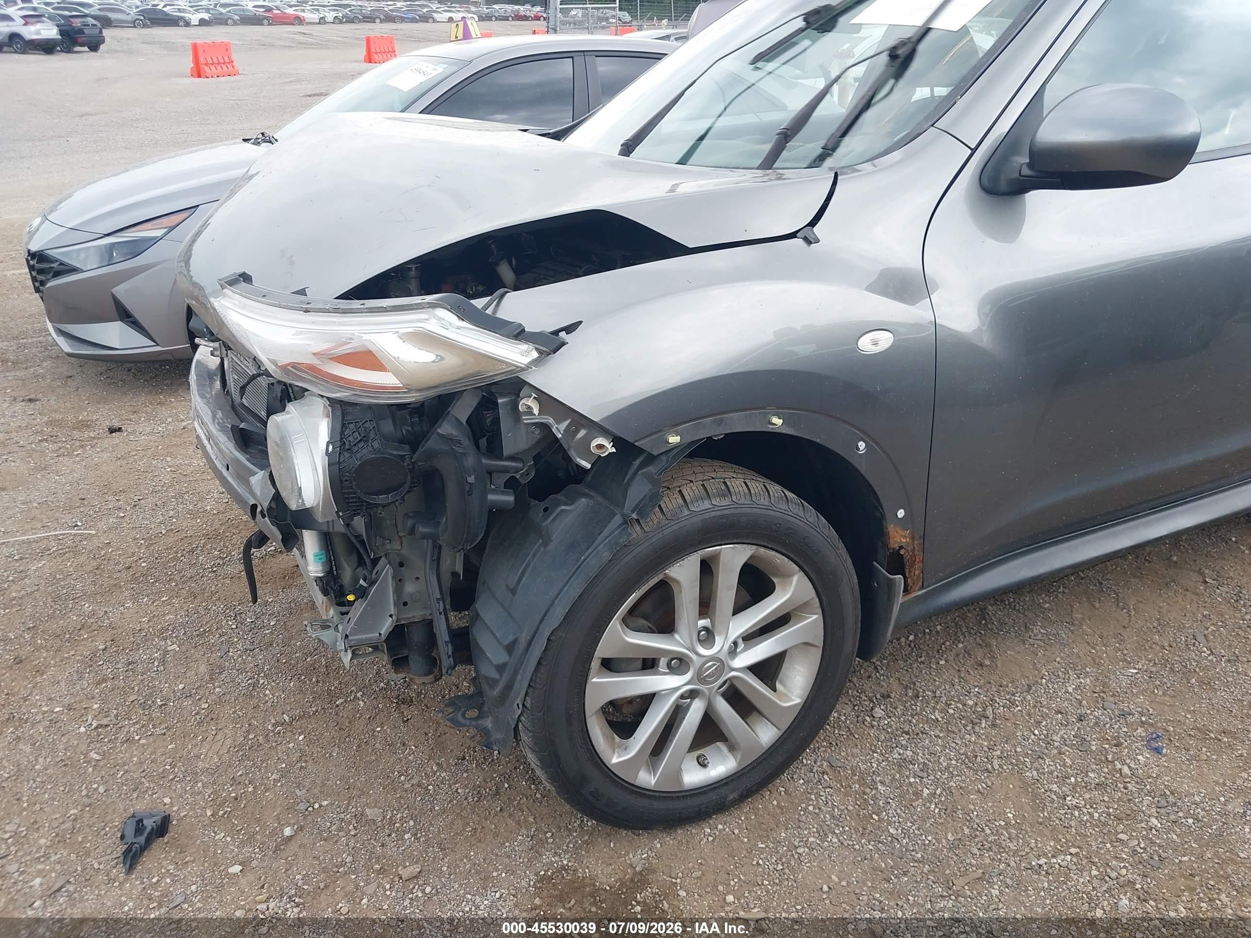 2011 Nissan Juke S Серый vin: JN8AF5MV3BT025051