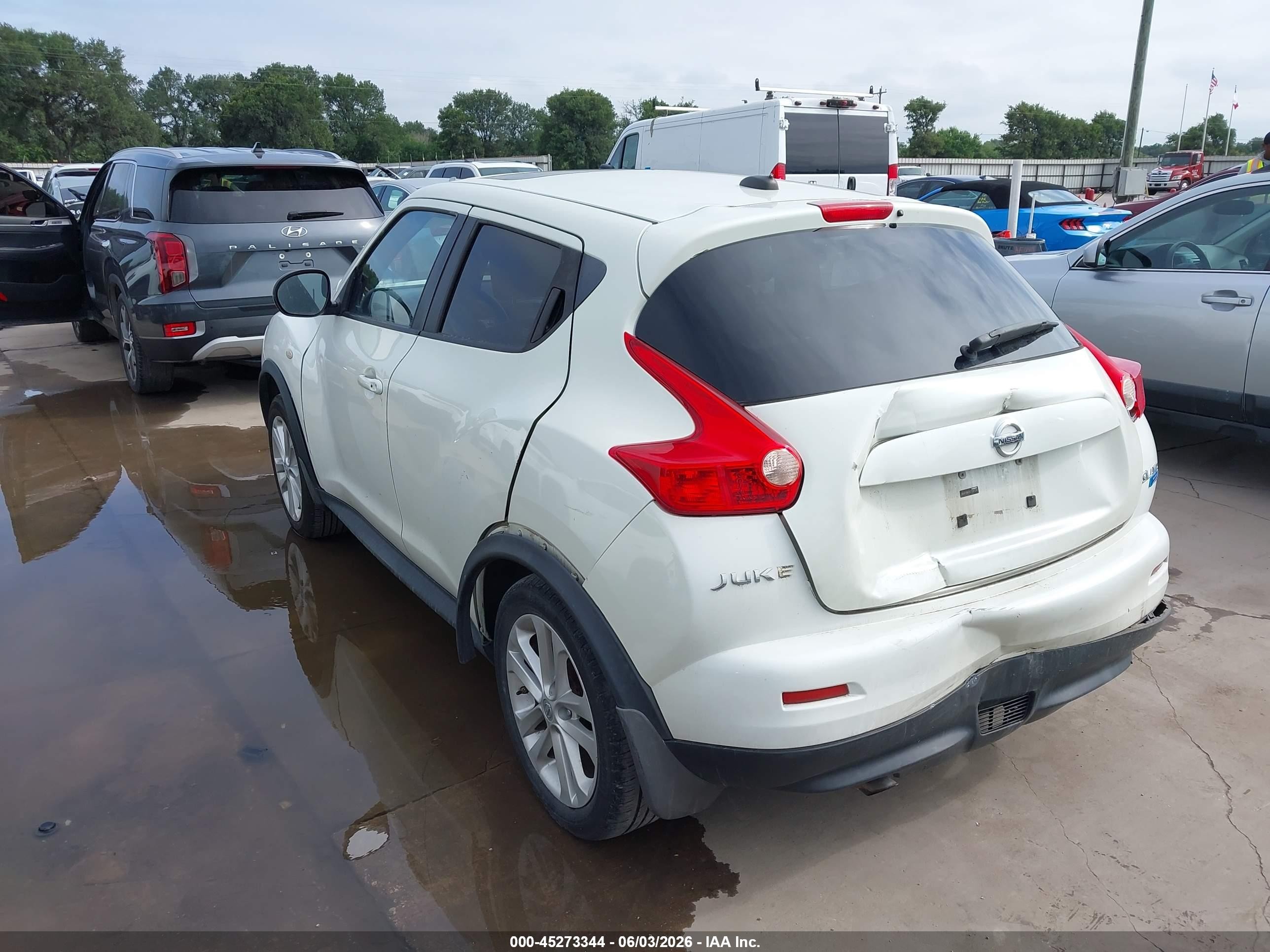 2012 Nissan Juke Sl Белый vin: JN8AF5MV3CT107234