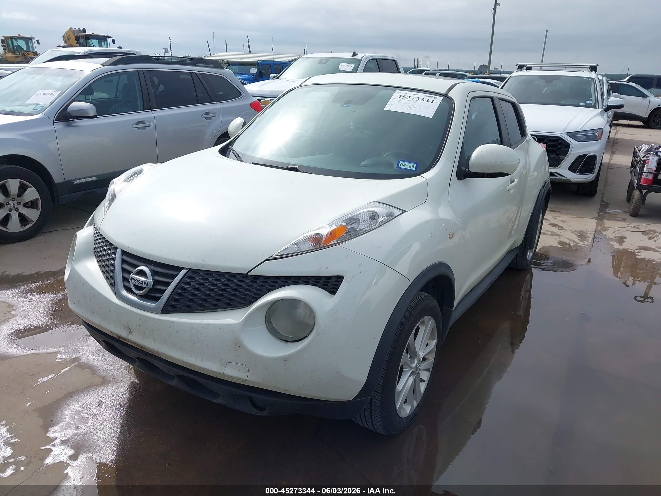 2012 Nissan Juke Sl Белый vin: JN8AF5MV3CT107234