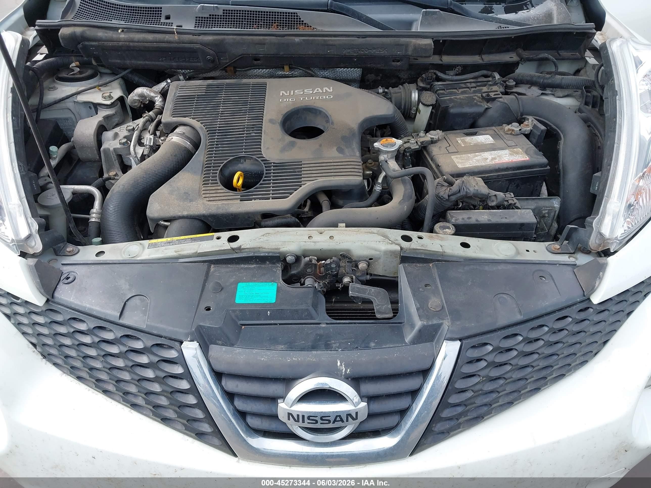 2012 Nissan Juke Sl Белый vin: JN8AF5MV3CT107234
