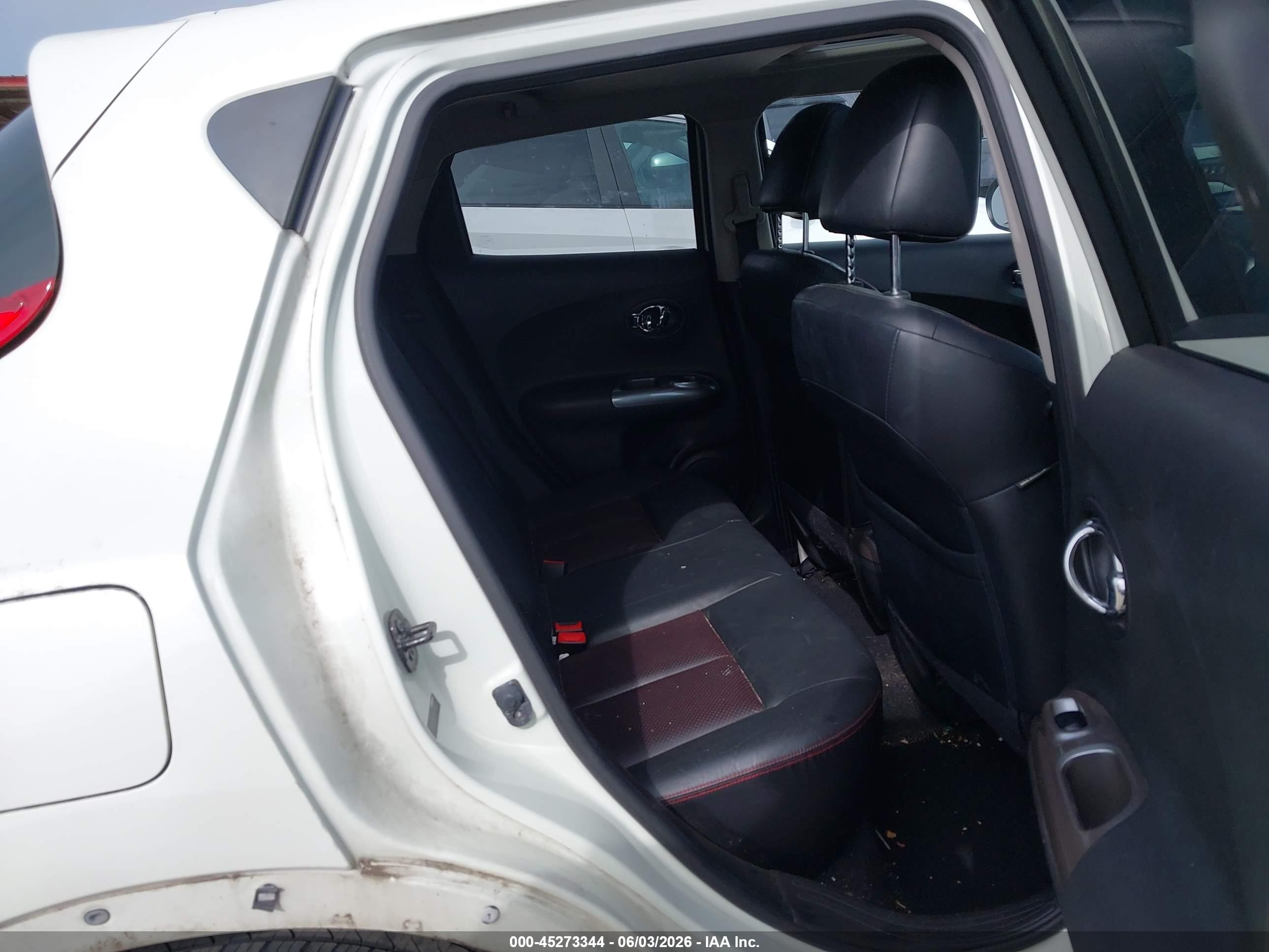 2012 Nissan Juke Sl Белый vin: JN8AF5MV3CT107234