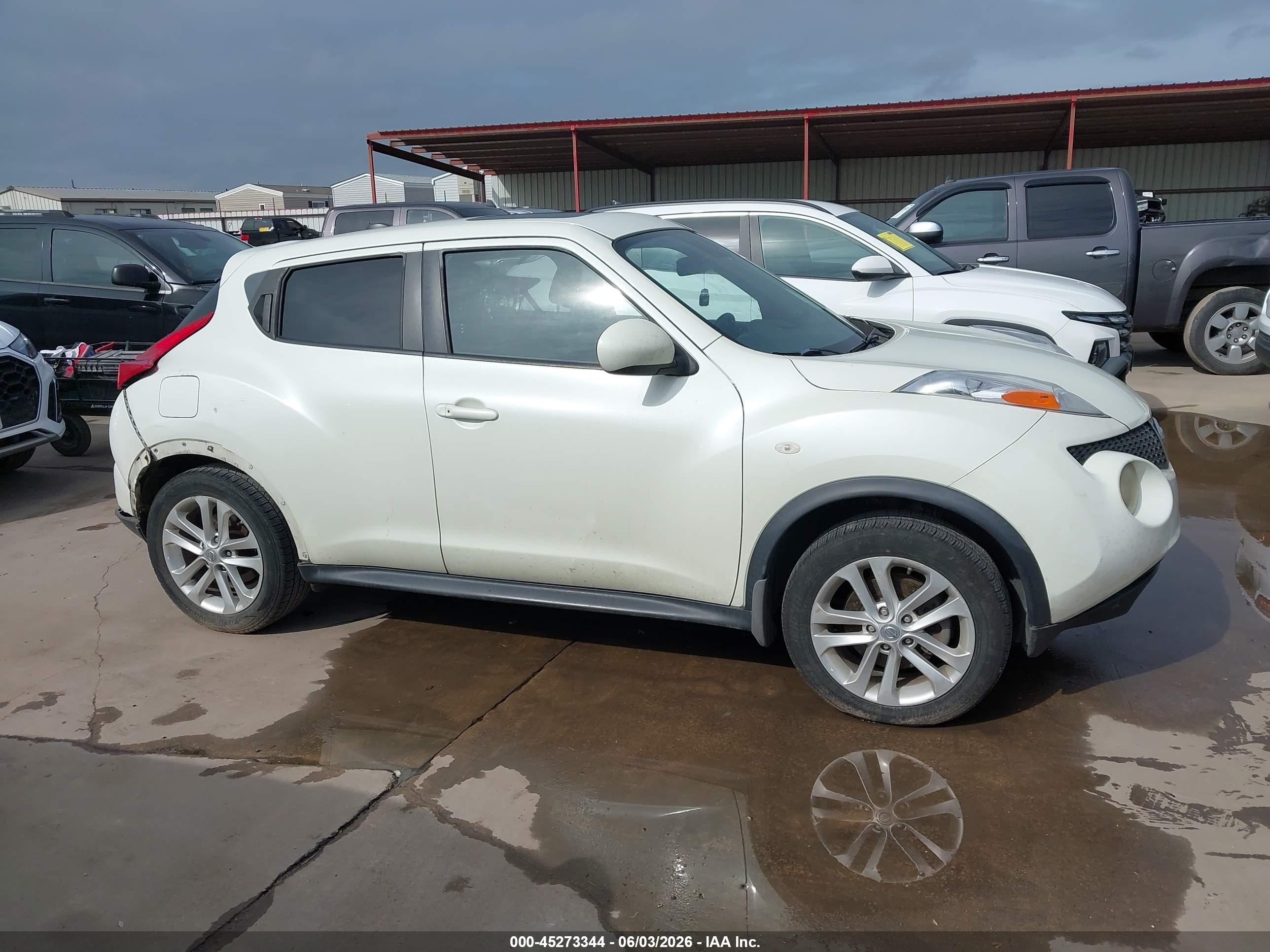 2012 Nissan Juke Sl Белый vin: JN8AF5MV3CT107234
