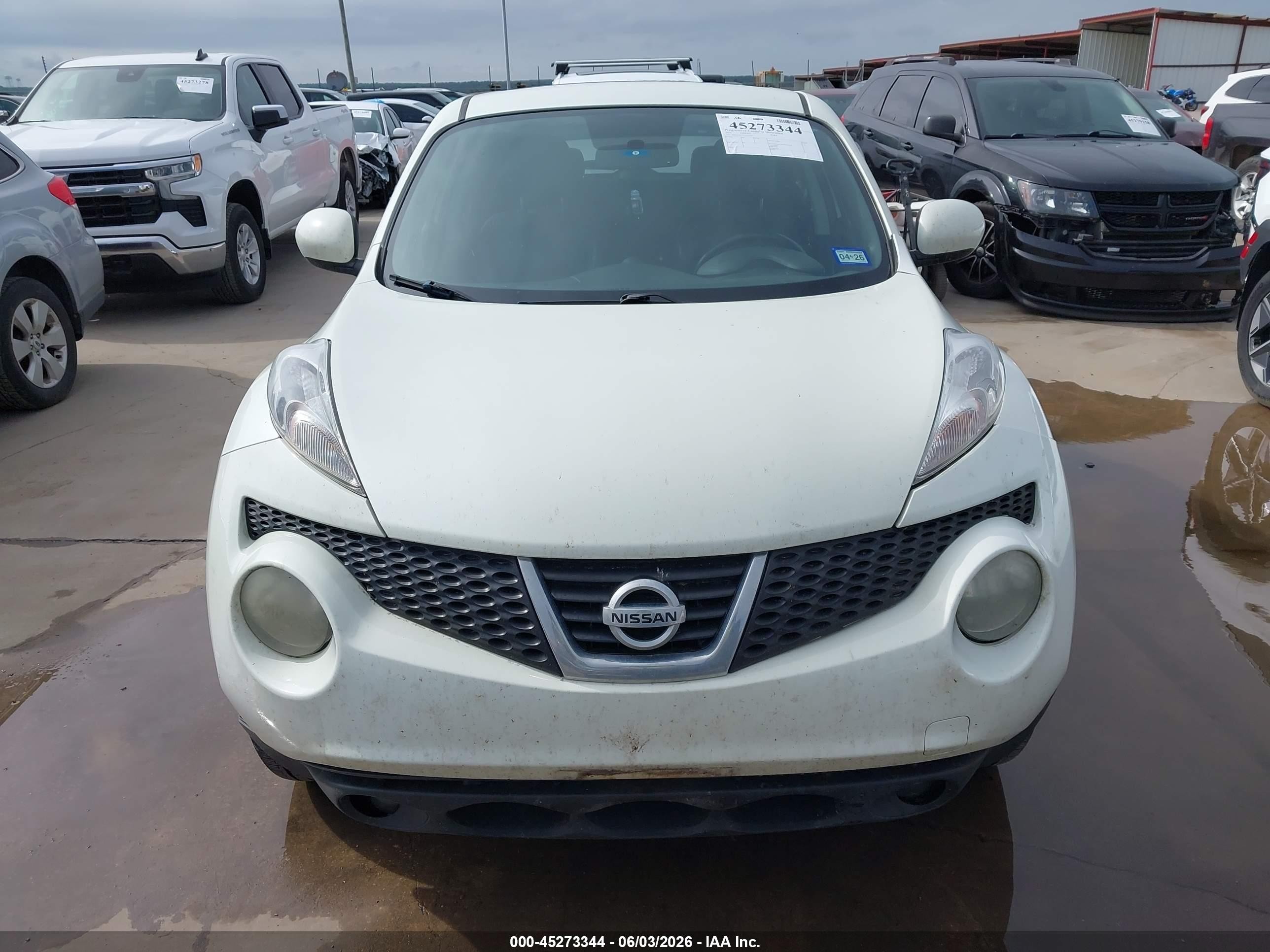 2012 Nissan Juke Sl Белый vin: JN8AF5MV3CT107234