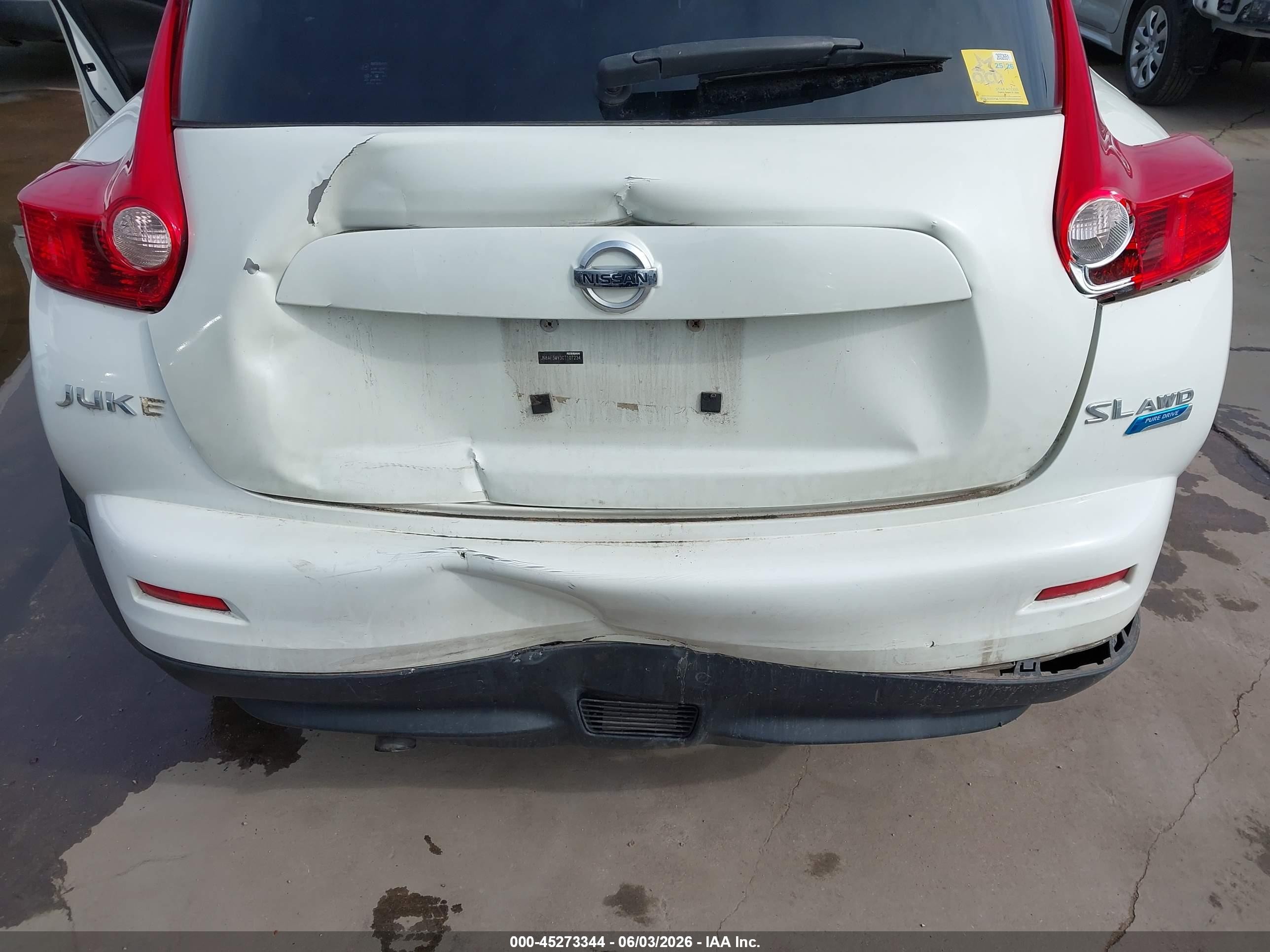 2012 Nissan Juke Sl Белый vin: JN8AF5MV3CT107234