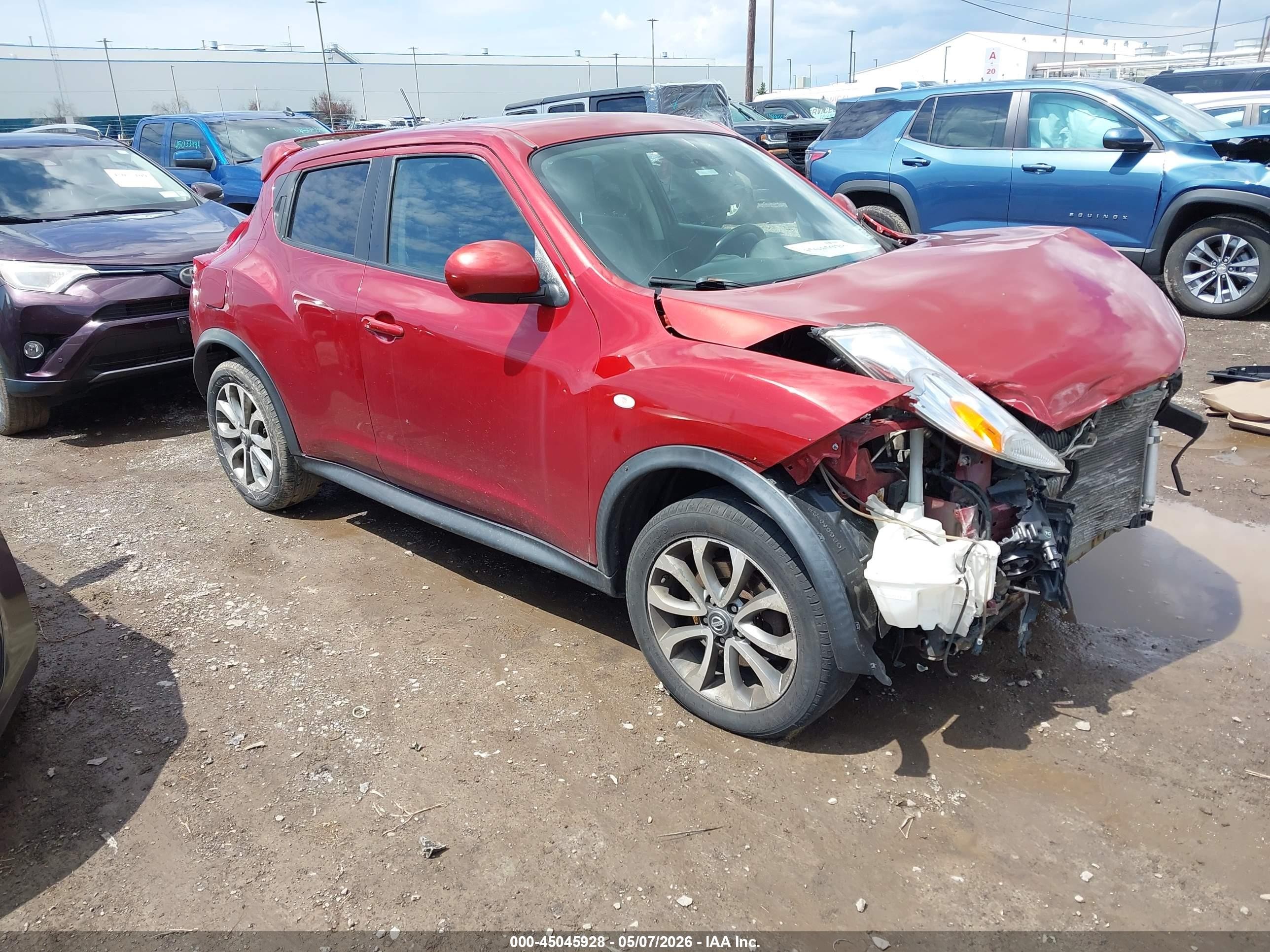 2012 Nissan Juke Sl Red vin: JN8AF5MV3CT107332