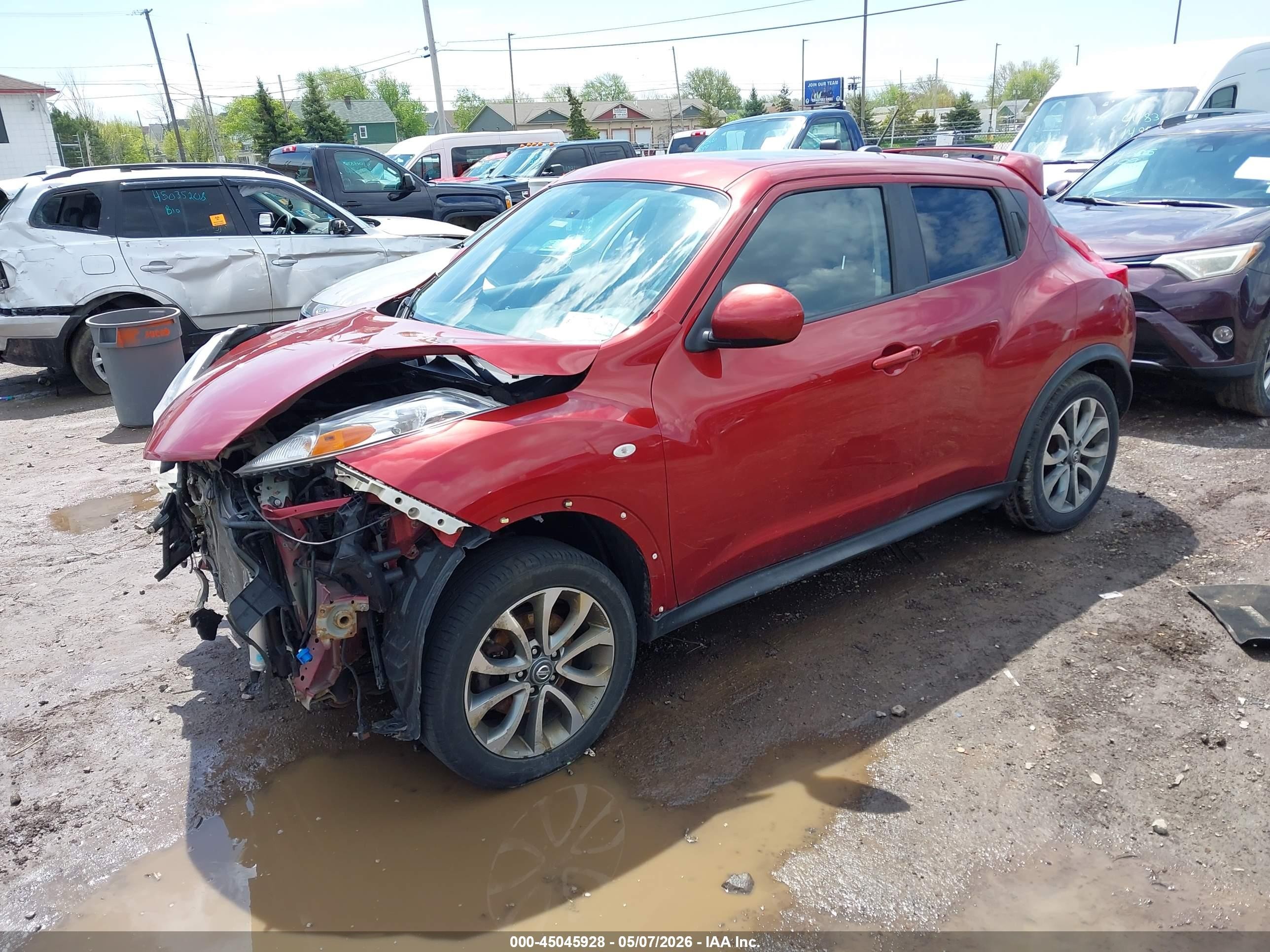 2012 Nissan Juke Sl Red vin: JN8AF5MV3CT107332