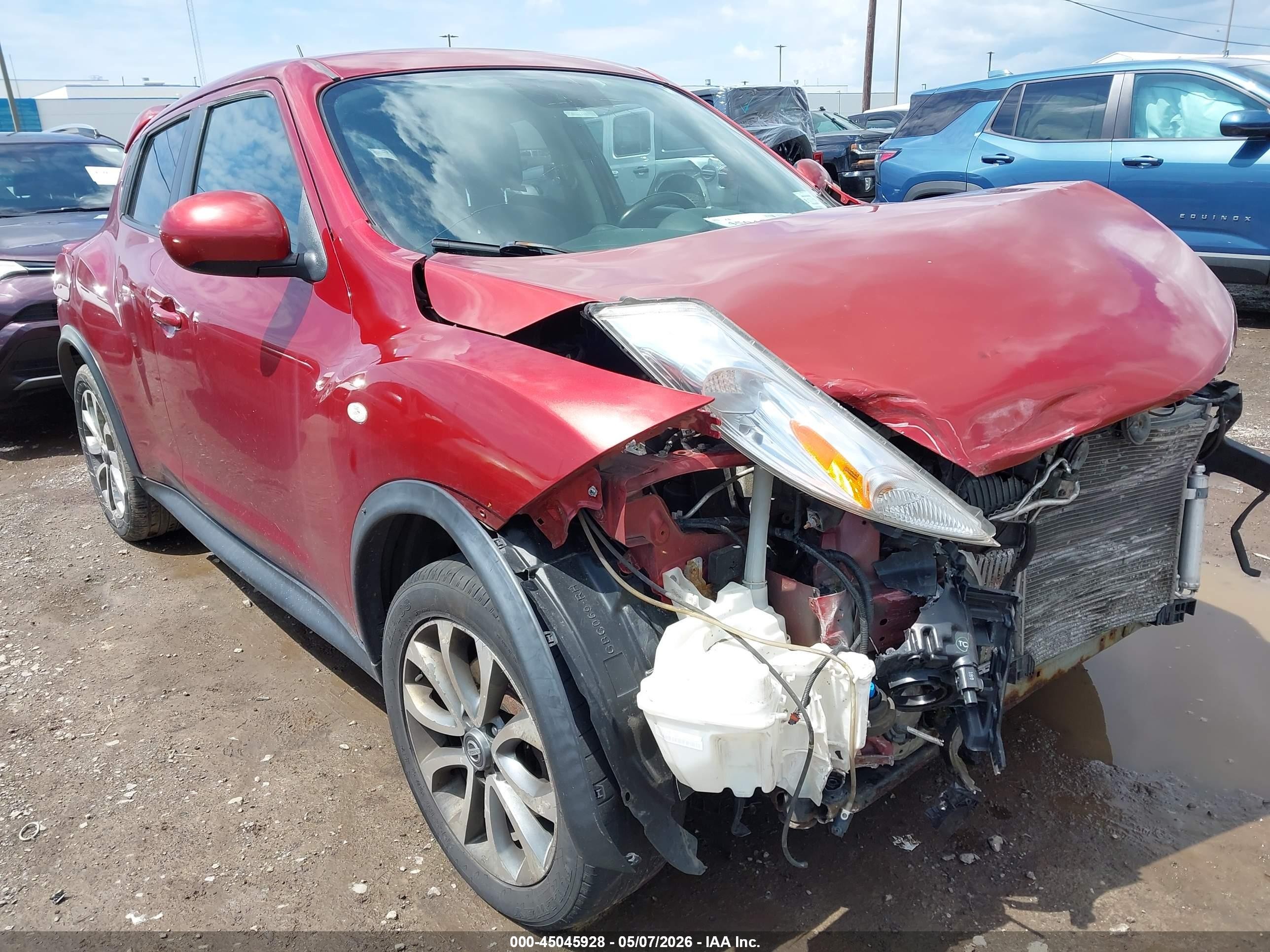 2012 Nissan Juke Sl Red vin: JN8AF5MV3CT107332