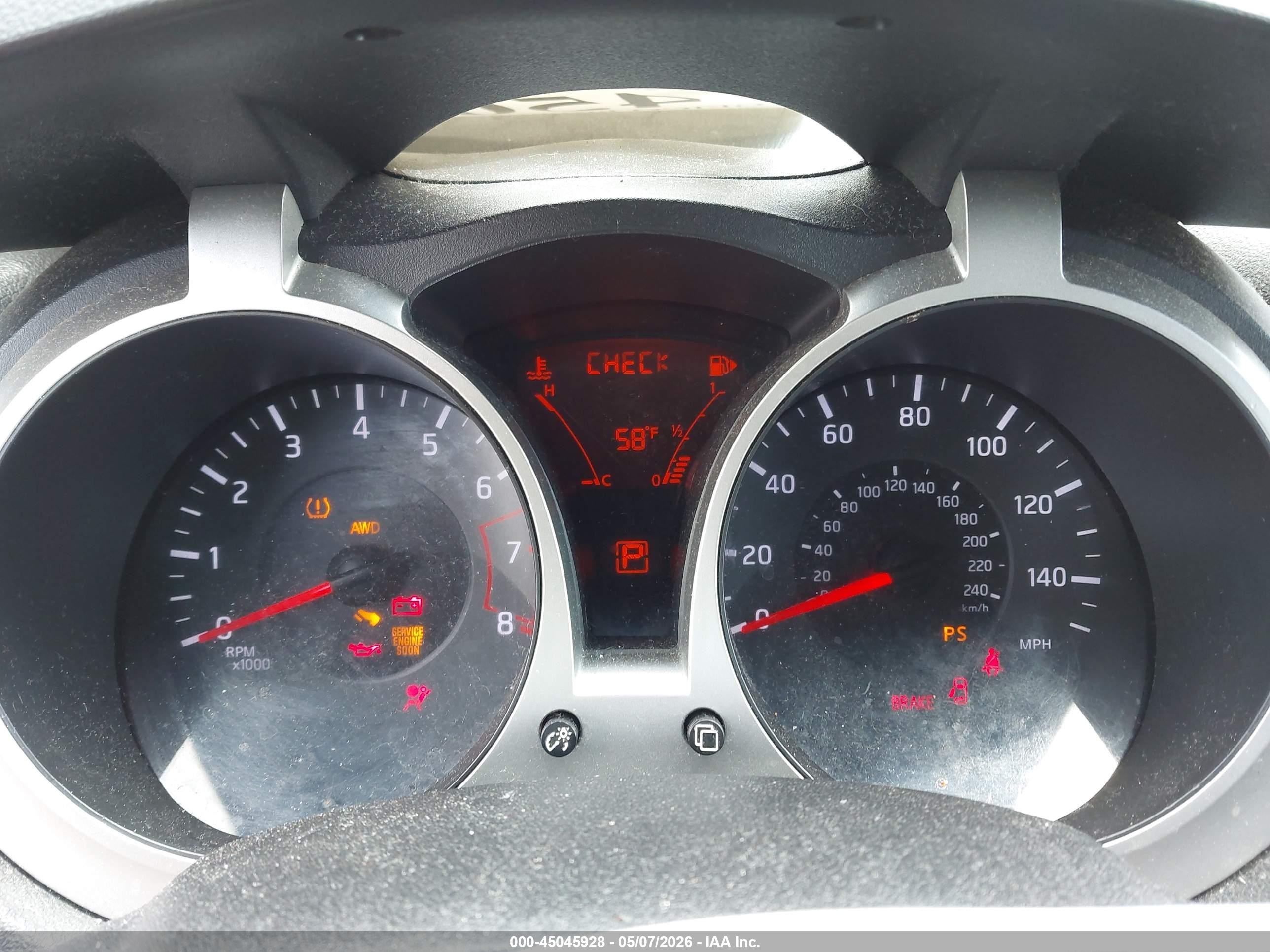 2012 Nissan Juke Sl Red vin: JN8AF5MV3CT107332
