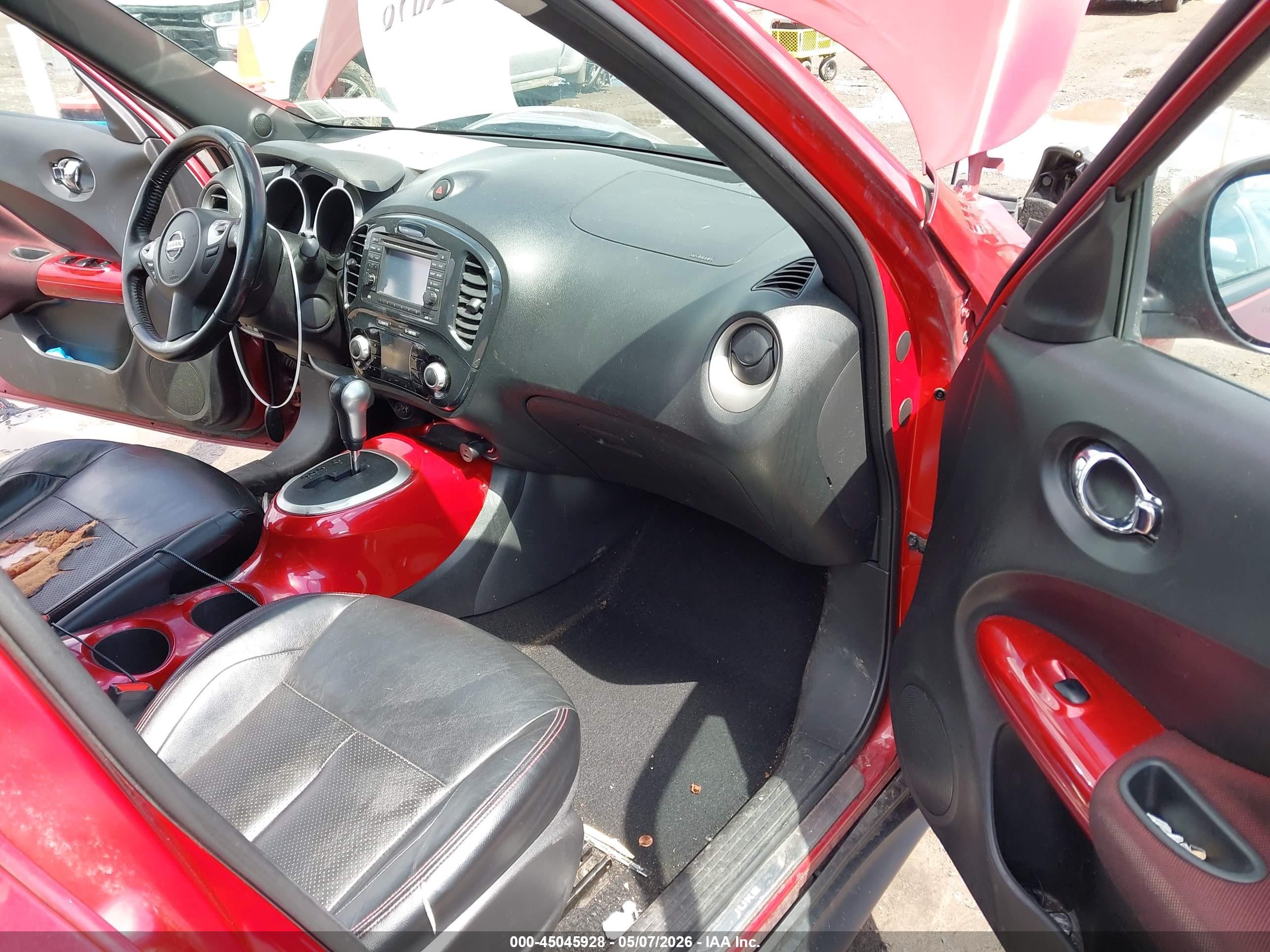 2012 Nissan Juke Sl Red vin: JN8AF5MV3CT107332