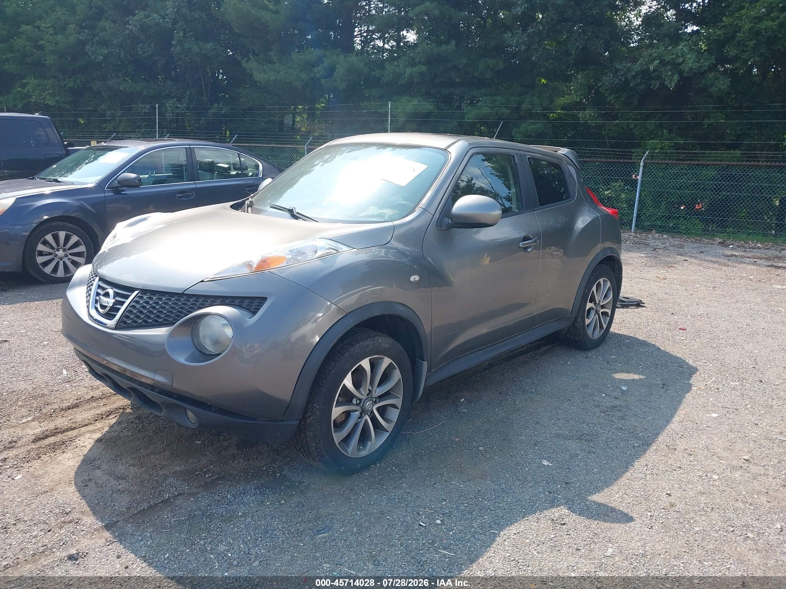 2012 Nissan Juke Sl Gray vin: JN8AF5MV3CT108805