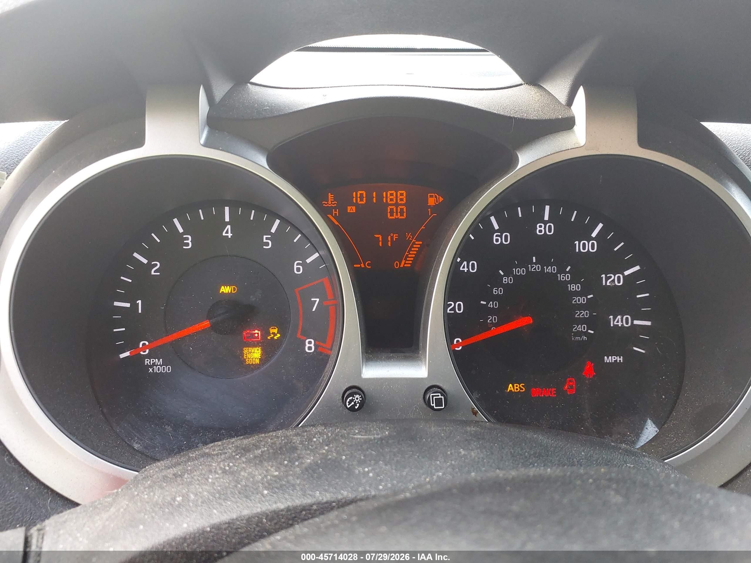 2012 Nissan Juke Sl Gray vin: JN8AF5MV3CT108805